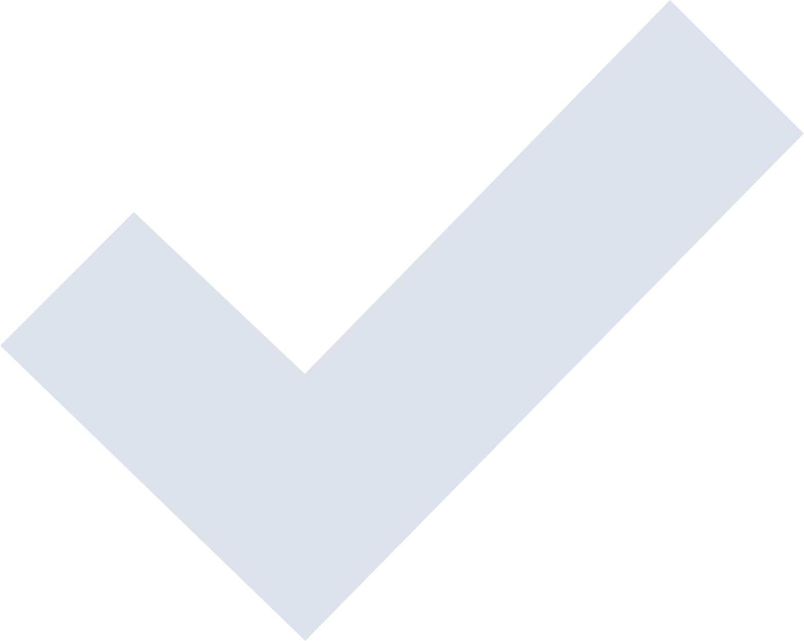 Gray checkmark icon