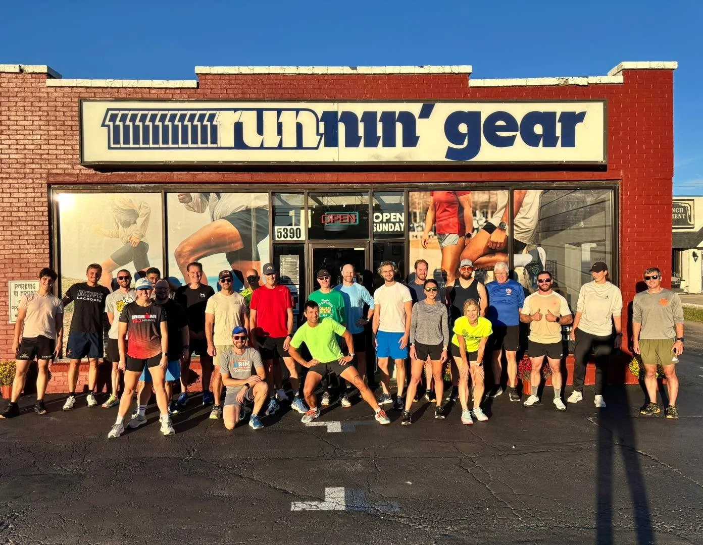 Thursdays group runs are still going strong! 💪 Don&rsquo;t let the cooler temps or fading daylight keep you from logging those miles. The Runnin&rsquo; Gear crew stays hot all year run! 🔥 Stay tuned for tomorrow&rsquo;s update about our Halloween D