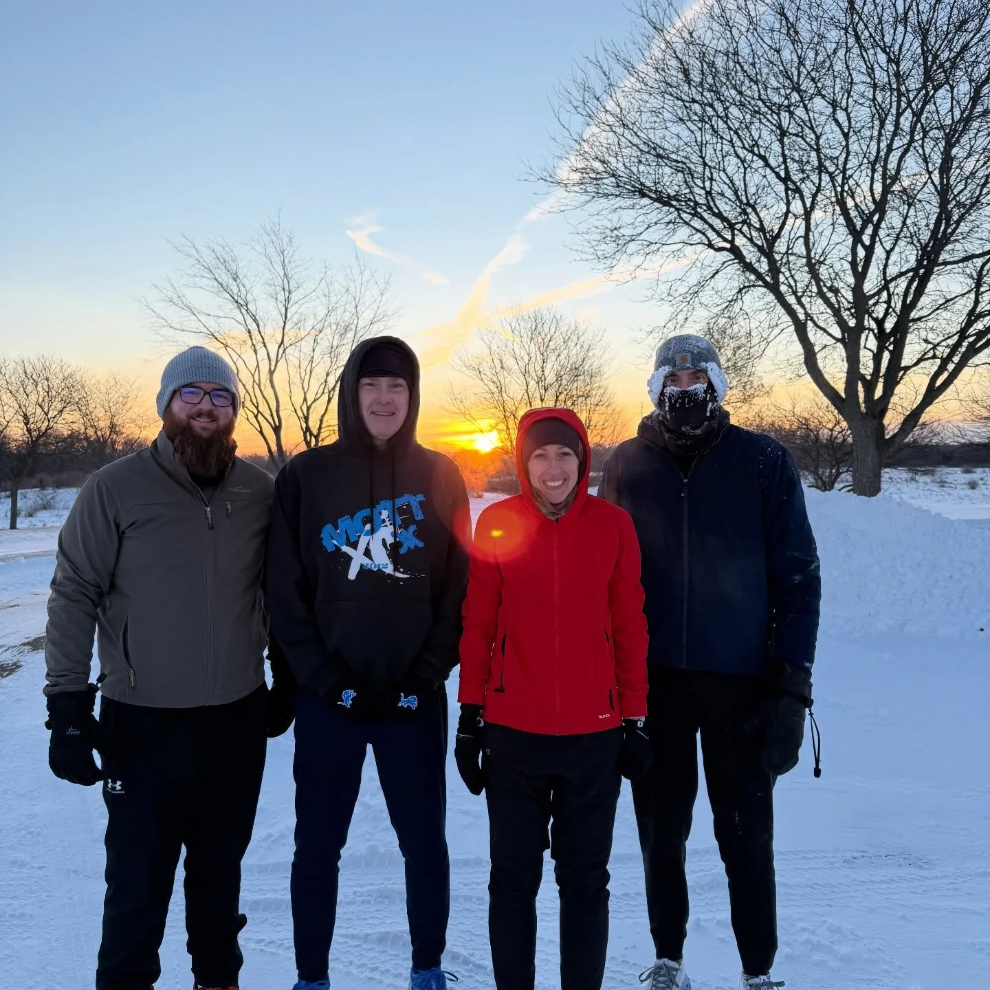 Proof that the cold can&rsquo;t keep this crew indoors. -15&deg; miles at Indian Springs Metropark with the toughest run family around.

#runningear #romanoracingco #werunwaterford #werunclarkston #beagoodhuman supportlocal  grouprun runningwithfrien