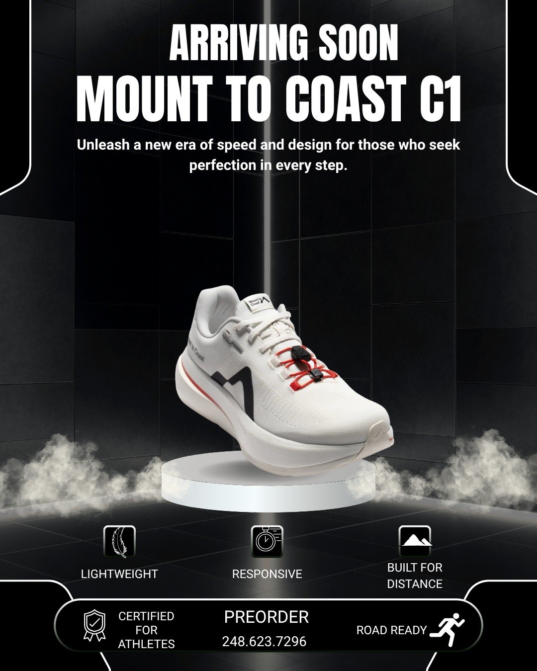 Meet the Mount to Coast C1 

Built for runners who don&rsquo;t just go the distance&hellip; they own it.

This isn&rsquo;t just your everyday cruiser. The C1 is engineered for long-haul comfort with a lightweight, ultra-responsive ride that keeps you