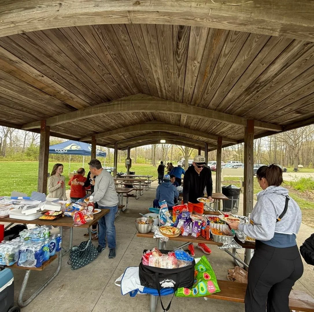 Our RRC crew took on a windy but unforgettable potluck around the lake at Independence Oaks County Park&mdash;and the vibes were stronger than the gusts.

Huge thank you to Topo Athletic for coming out with demo shoes for everyone to try, hooking us 