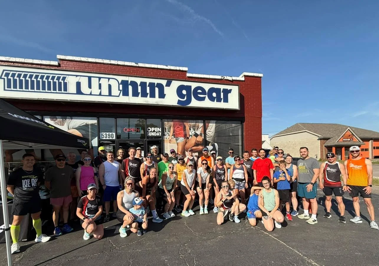 Fresh arrows. Fast miles. Big celebration.

Tonight Saucony brought the heat with demos of the new Triumph 24 and Azura, while our crew put them to work on a perfectly marked route.

Most importantly, we got to celebrate Jay and his retirement. More 