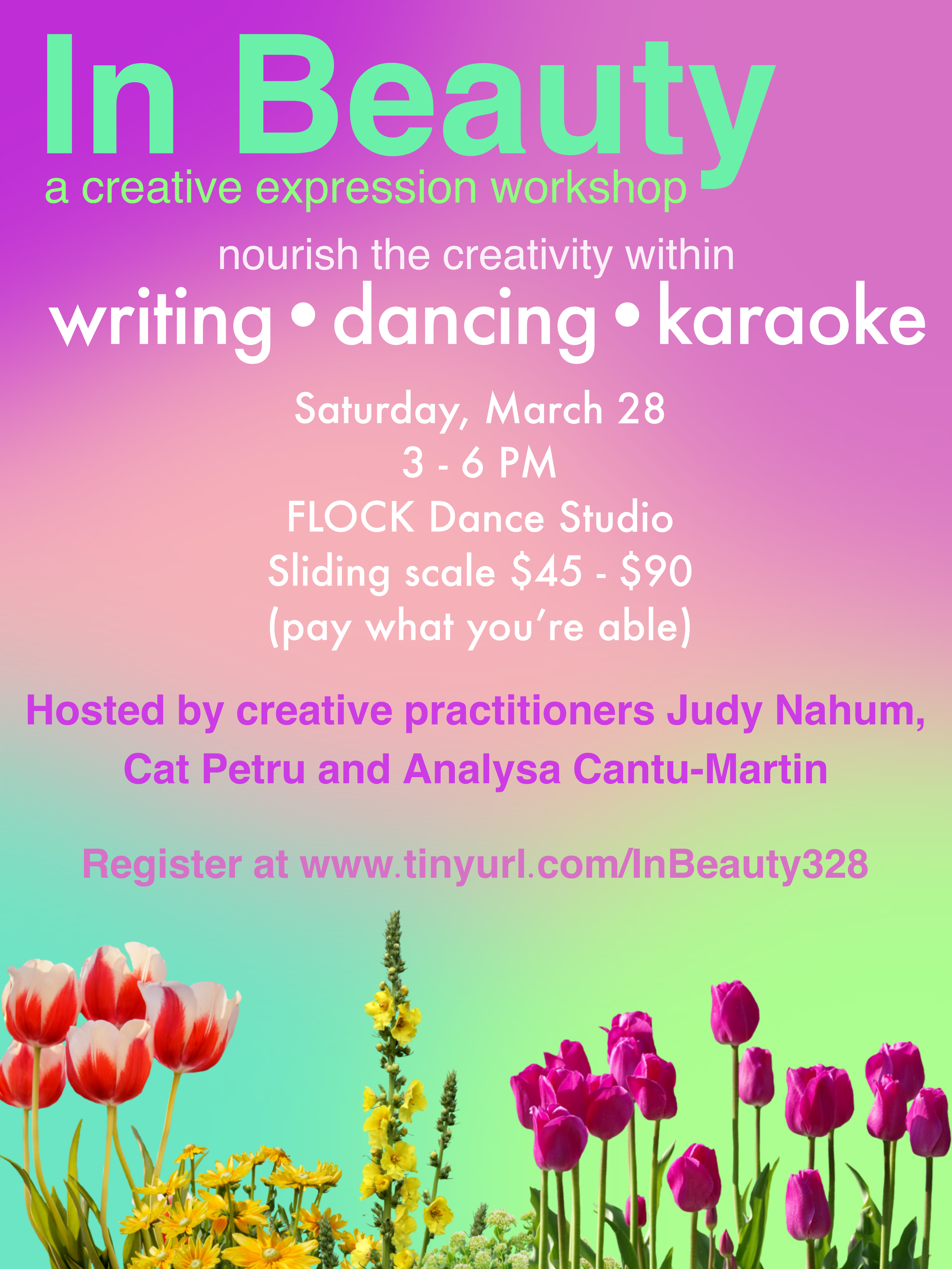In Beauty: creative expression workshop