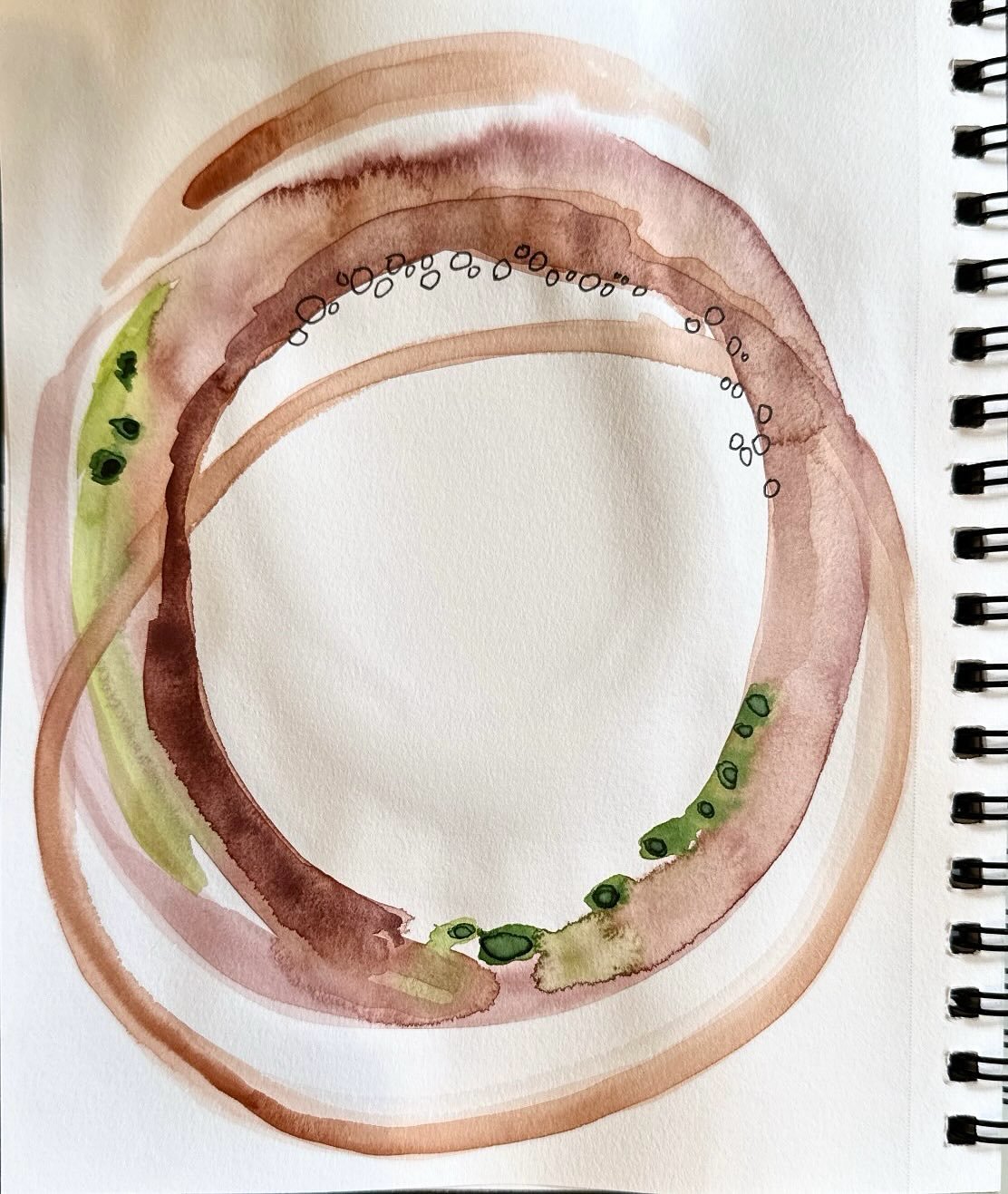 Day 2 of &ldquo;Depicting my day with colors and lines:  walked around the famous Red Rocks amphitheater.  I love how it&rsquo;s a place for people to enjoy music with one another while admiring one of nature&rsquo;s beautiful sculptures 😍. #artheal