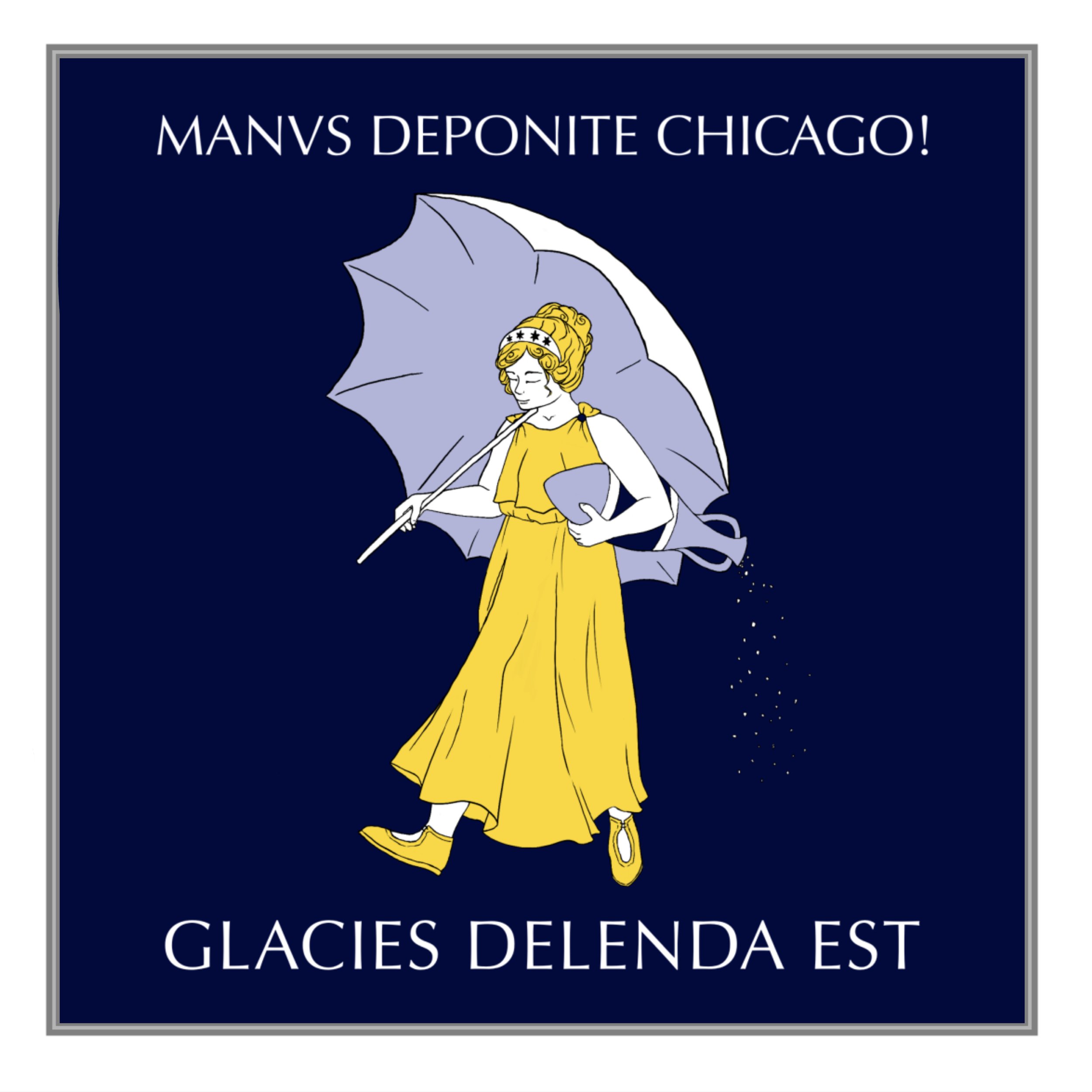 "Glacies Delenda Est" Sticker