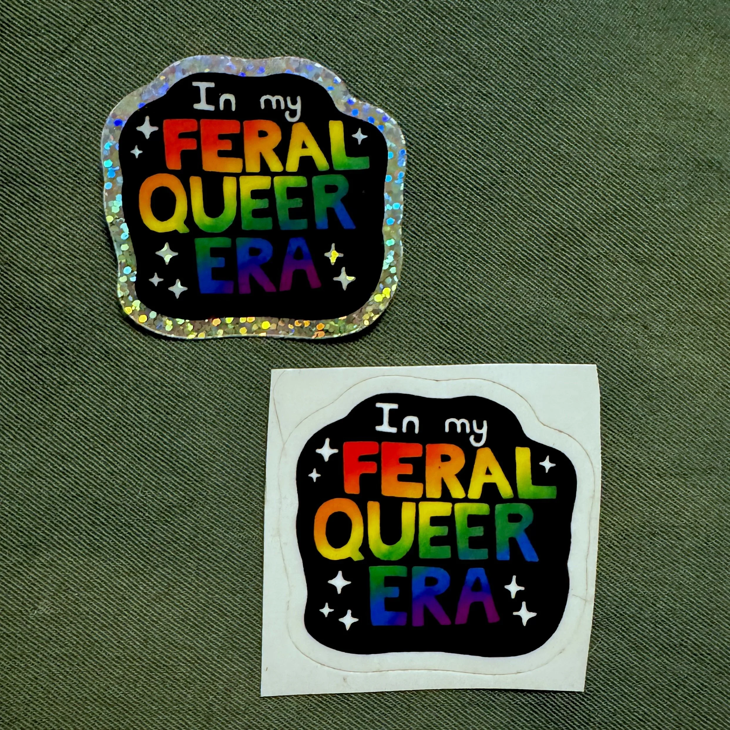"In My Feral Queer Era" Stickers