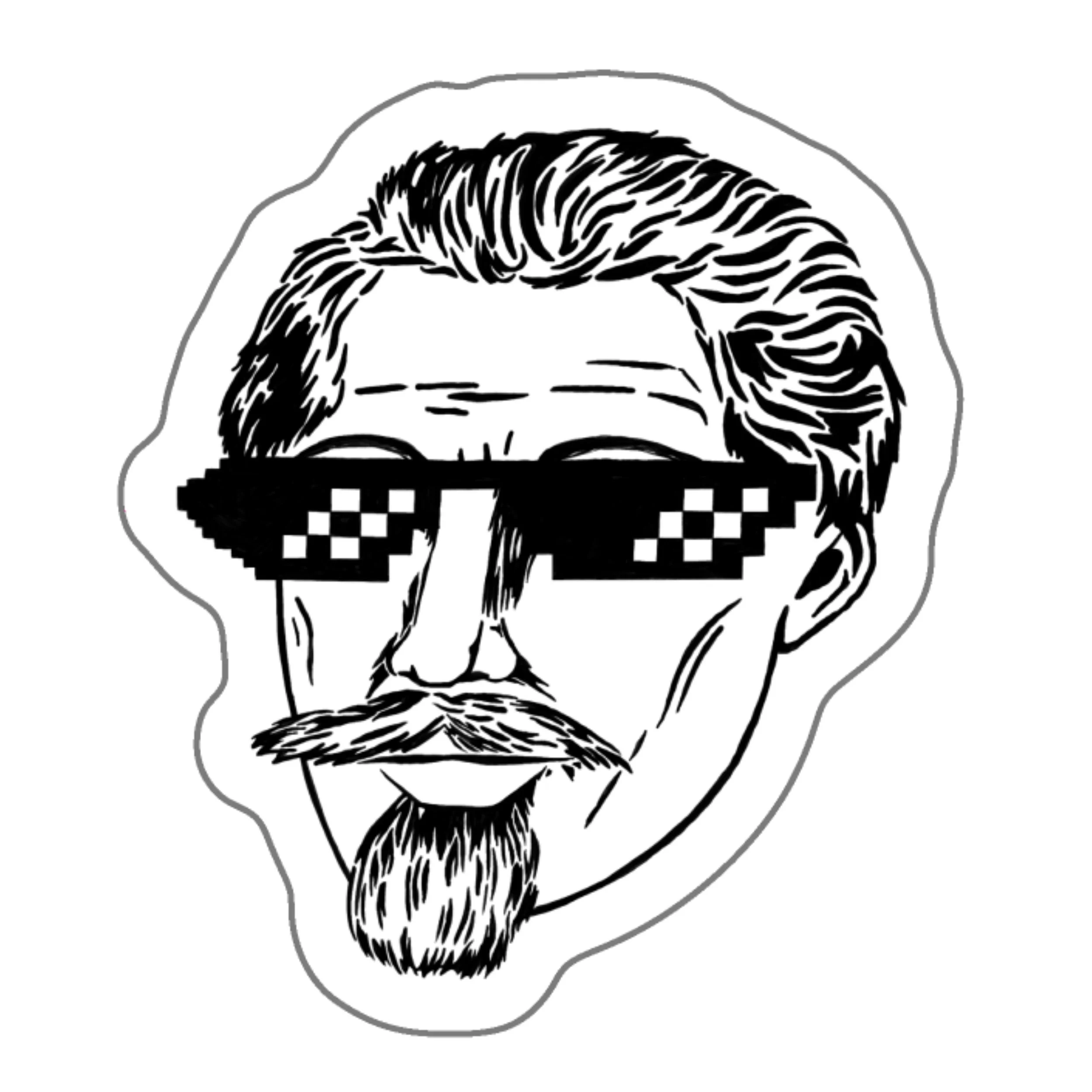 Funky Fabris Sticker