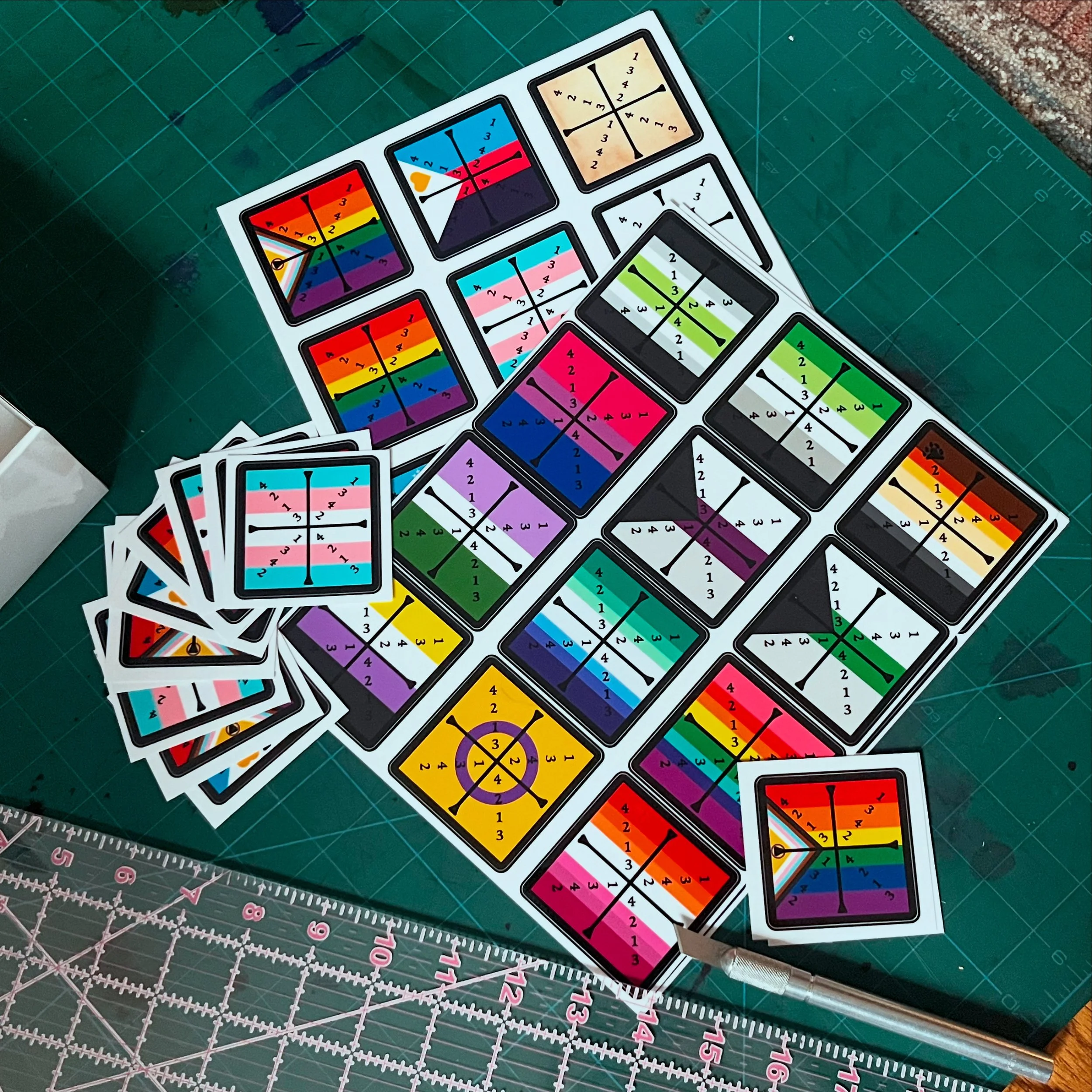 Meyer Square Stickers