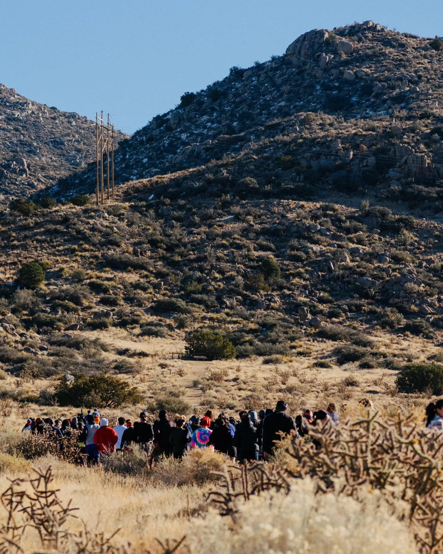From taking over the streets to taking over the trails @runclub.abq x @downaisle12 💙 Shoutout to everyone for braving the cold and the elevation 👏🏻

Photos: @owennlyons