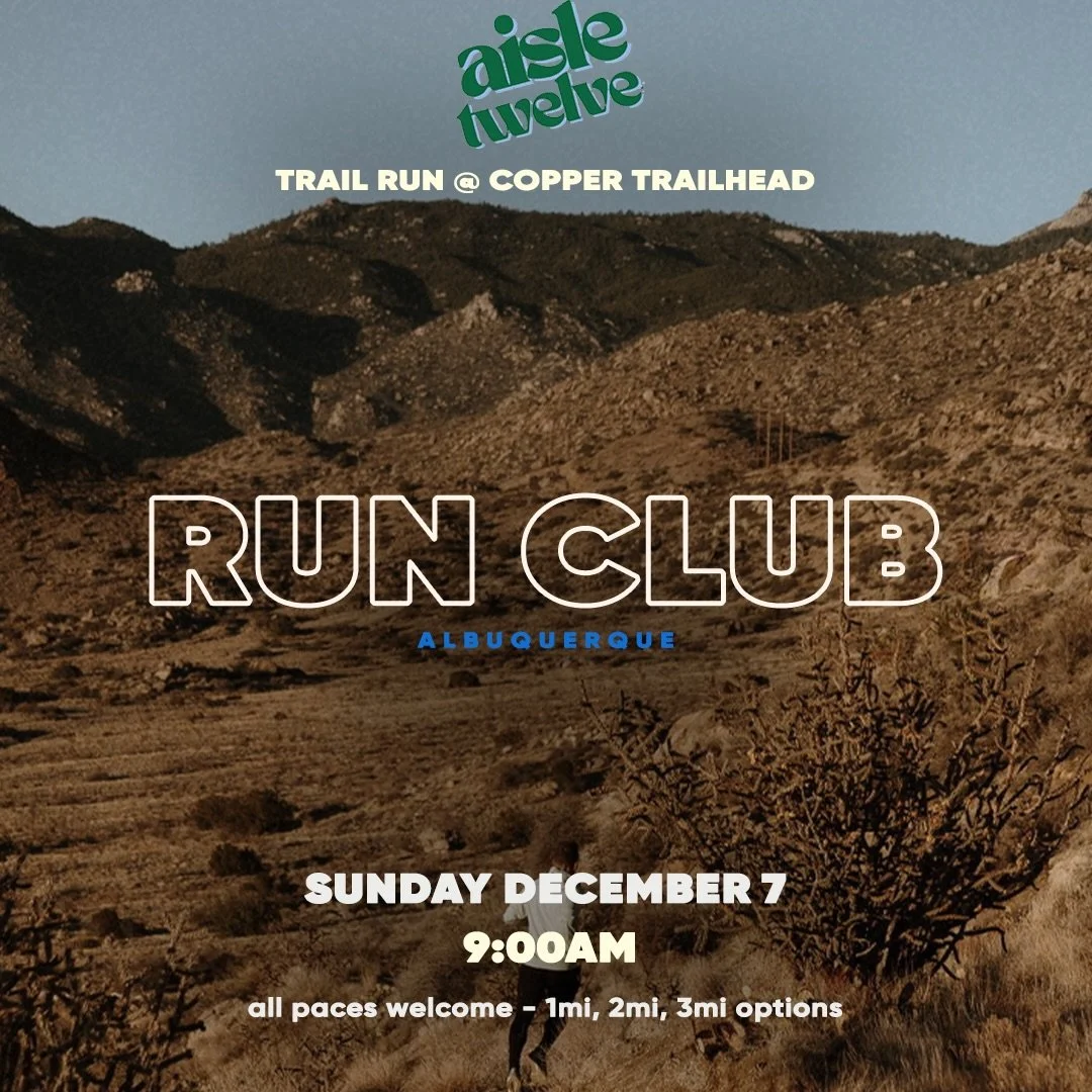 Let&rsquo;s hit the trails this Sunday! @downaisle12 will be there with coffee and matcha 💙💚

Meet at Copper Trailhead (15000 Copper Ave NE)