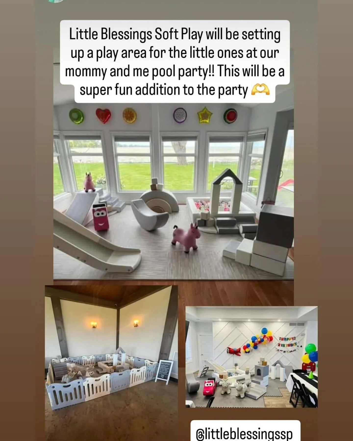 Kids are going to have a blast !!π€©
Can’t wait to set up the play area for the little ones ! π€π