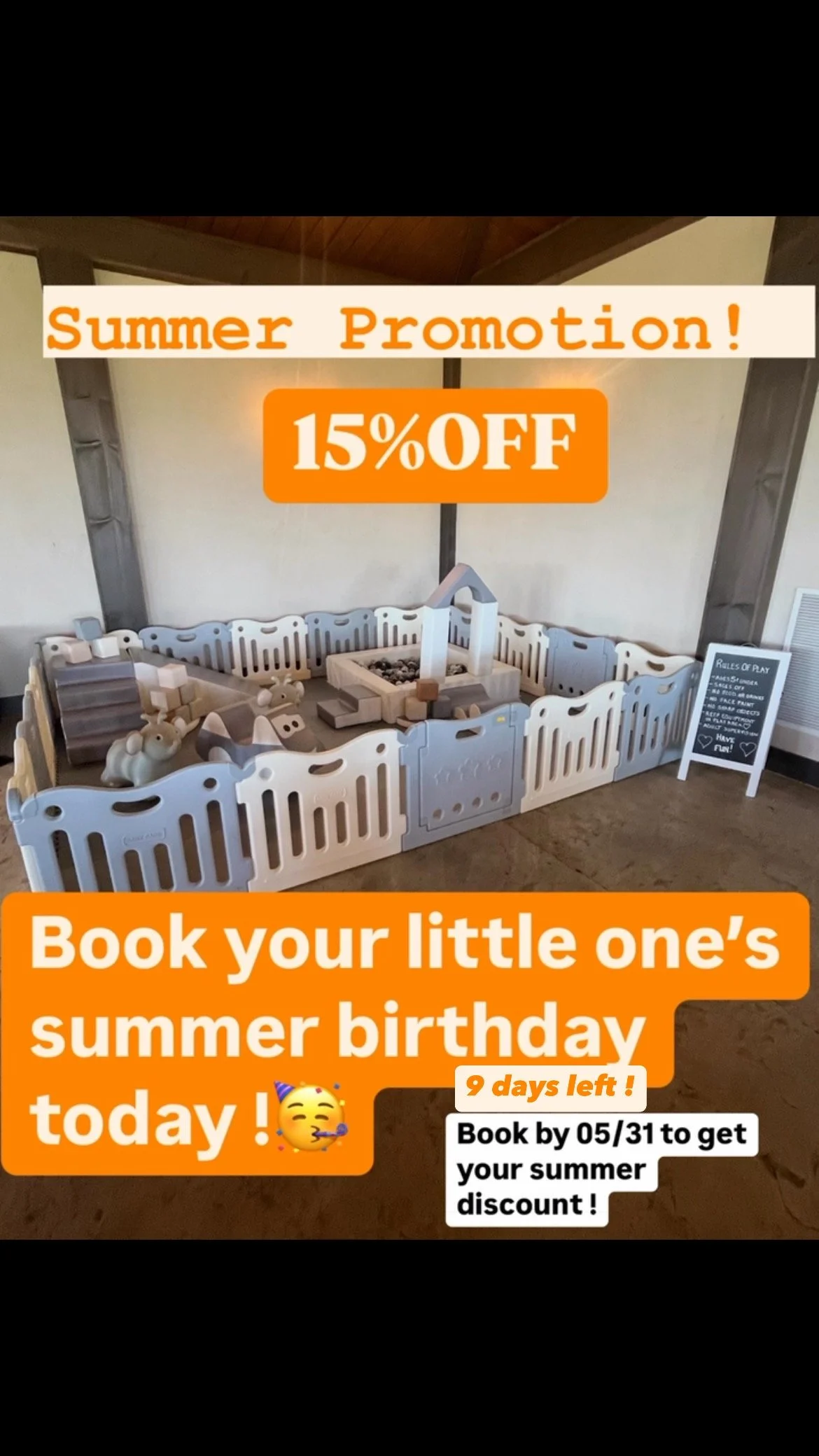 Don’t miss out on our summer promotion π