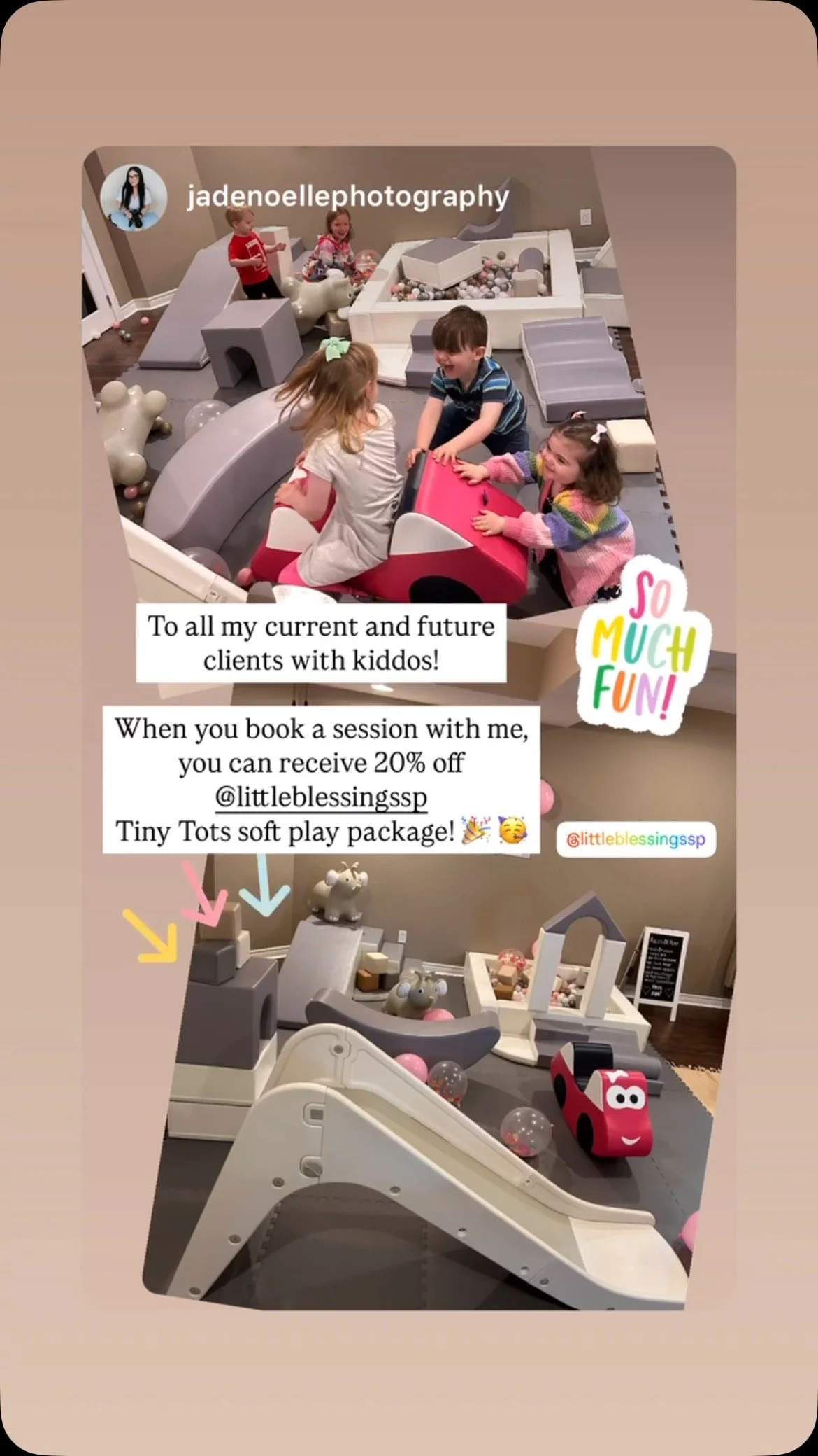 Book a soft play party for your little one’s Birthday π
Guaranteed fun for hours , with lots of smiles π₯° for the πΈ@jadenoellephotography