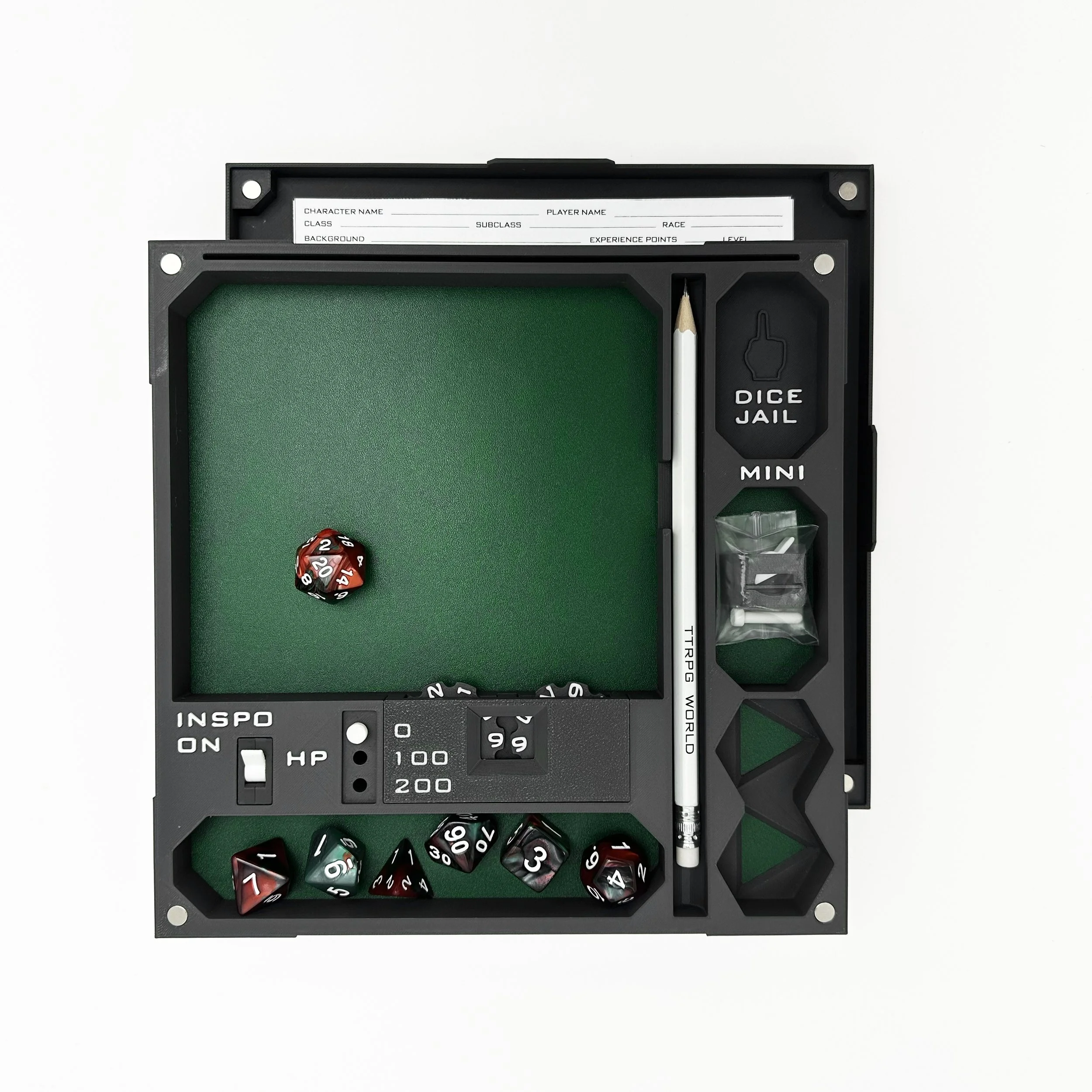 SORTuX Foldable Dice Tray Includes/No Tower