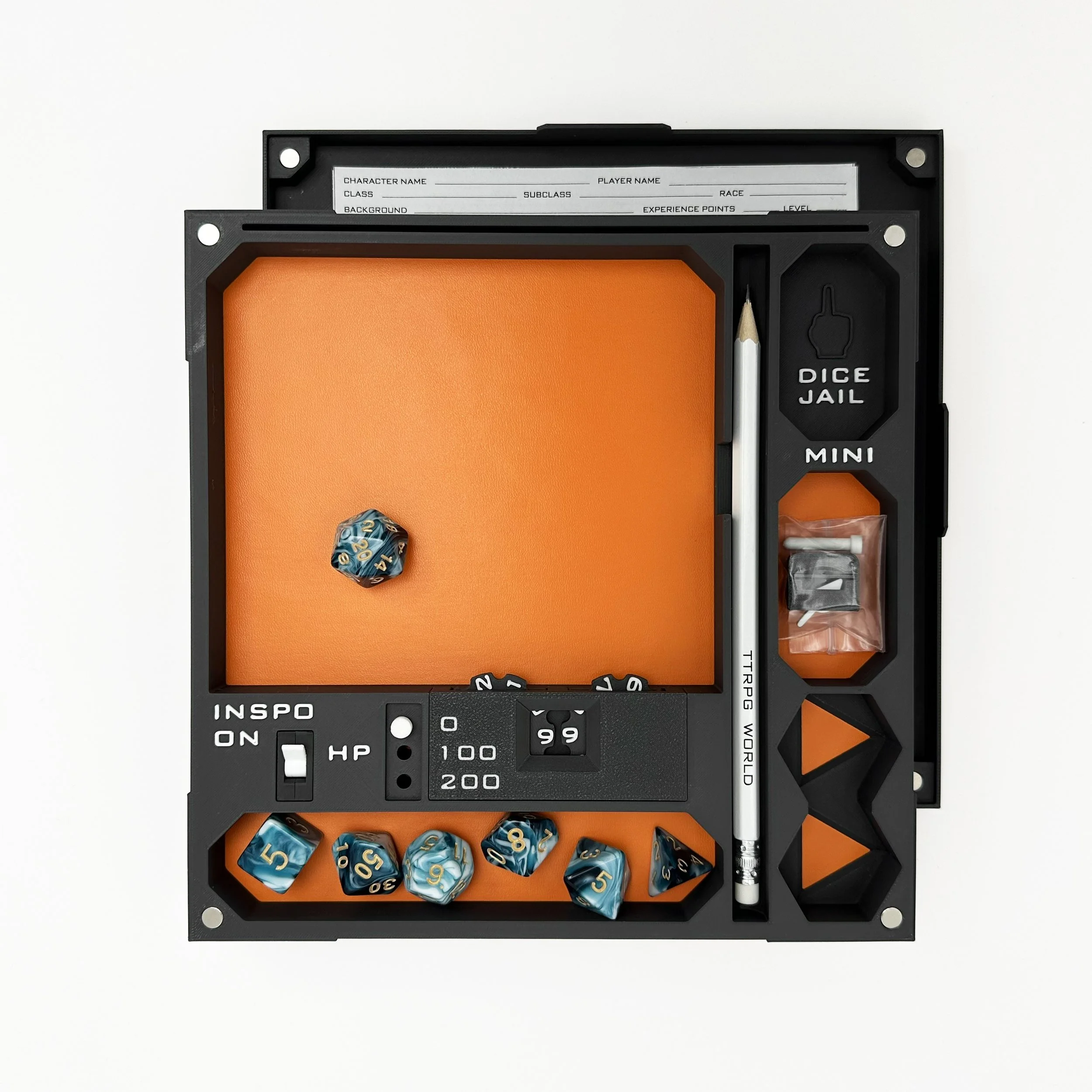 SORTuX Foldable Dice Tray Includes/No Tower