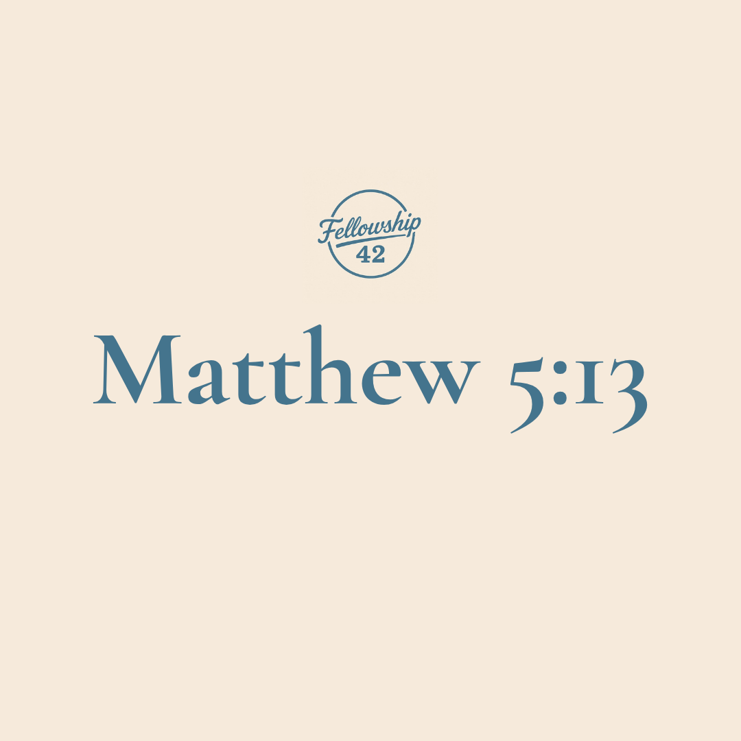 Matthew 5:13