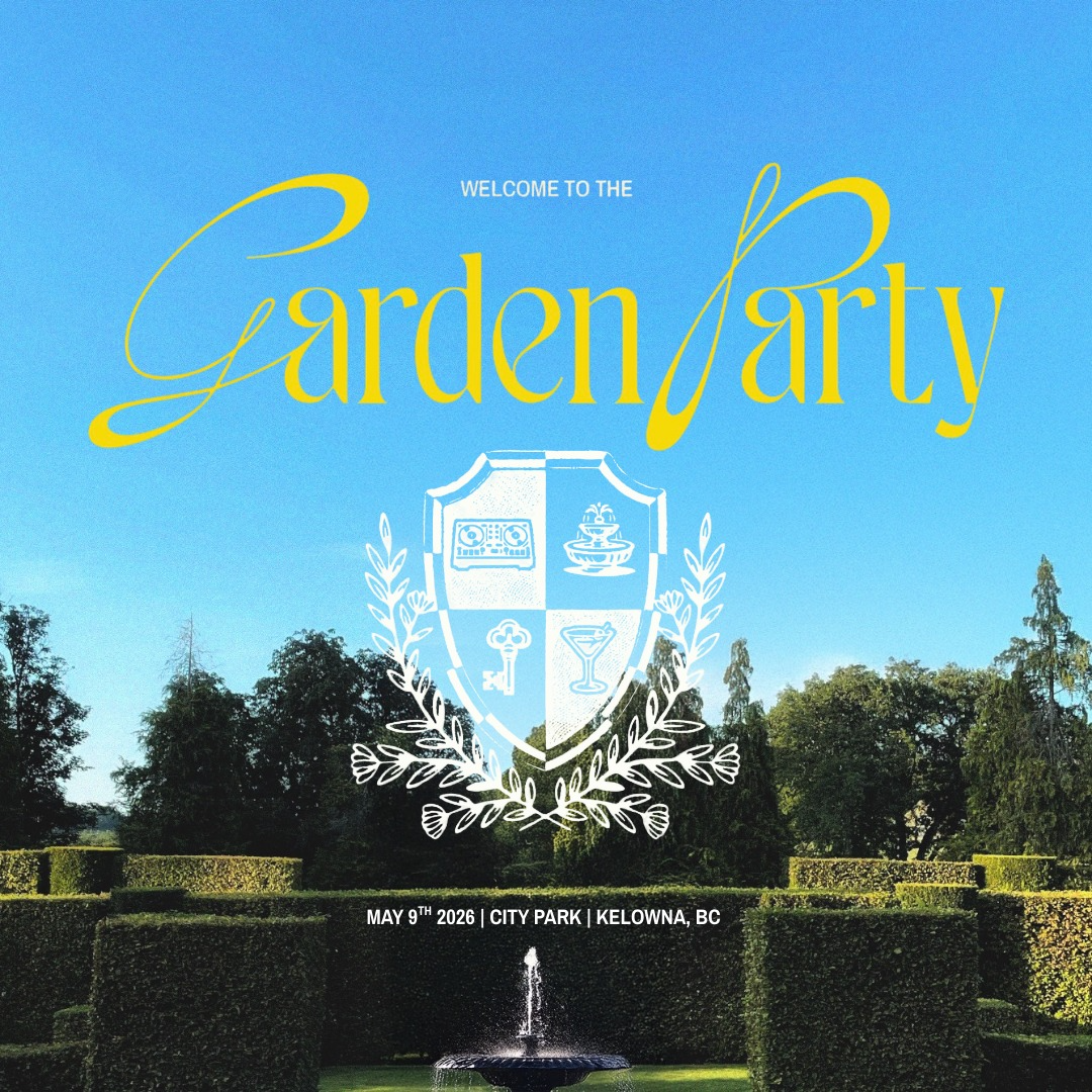 Logo for Garden Party Kelowna.
