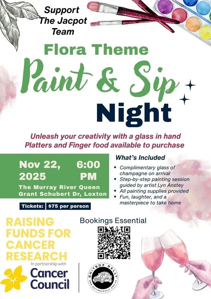 Flora Theme Paint & Sip Night