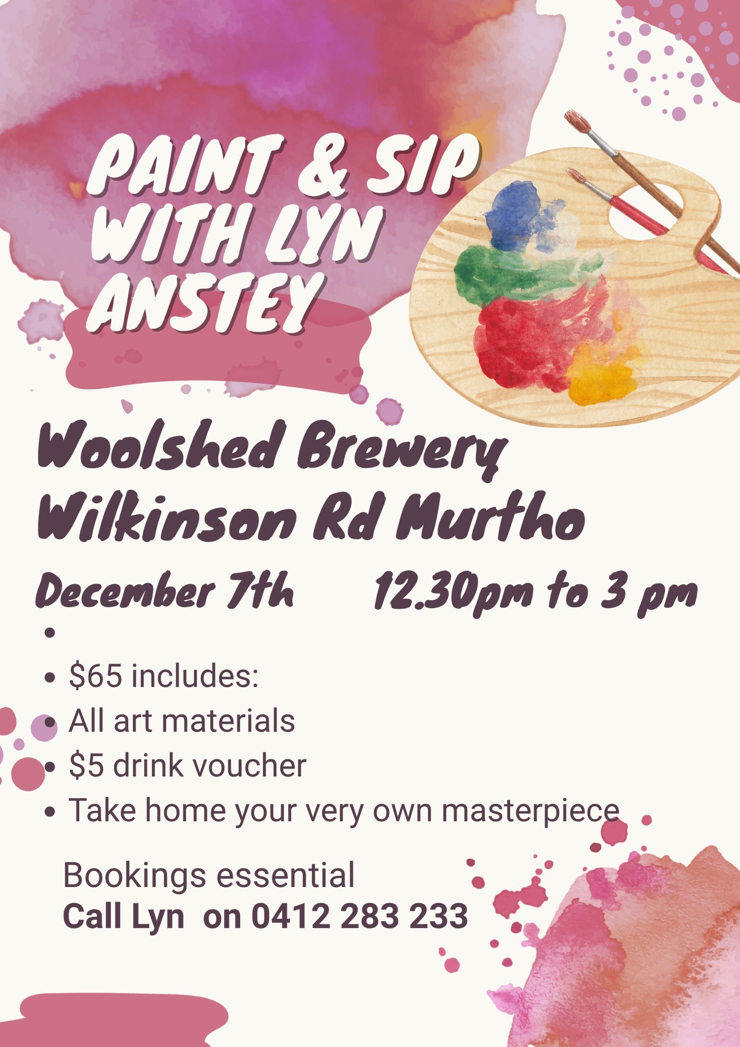 Paint & Sip with Lyn Anstey