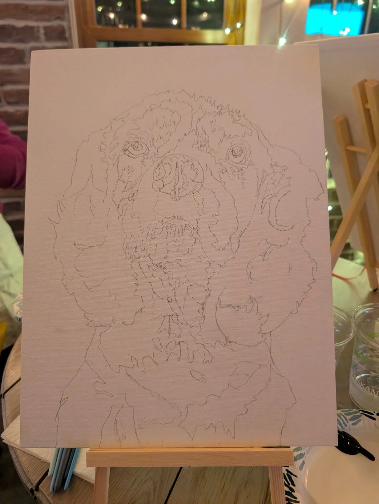 Custom Pre-Sketched Canvas 12x16