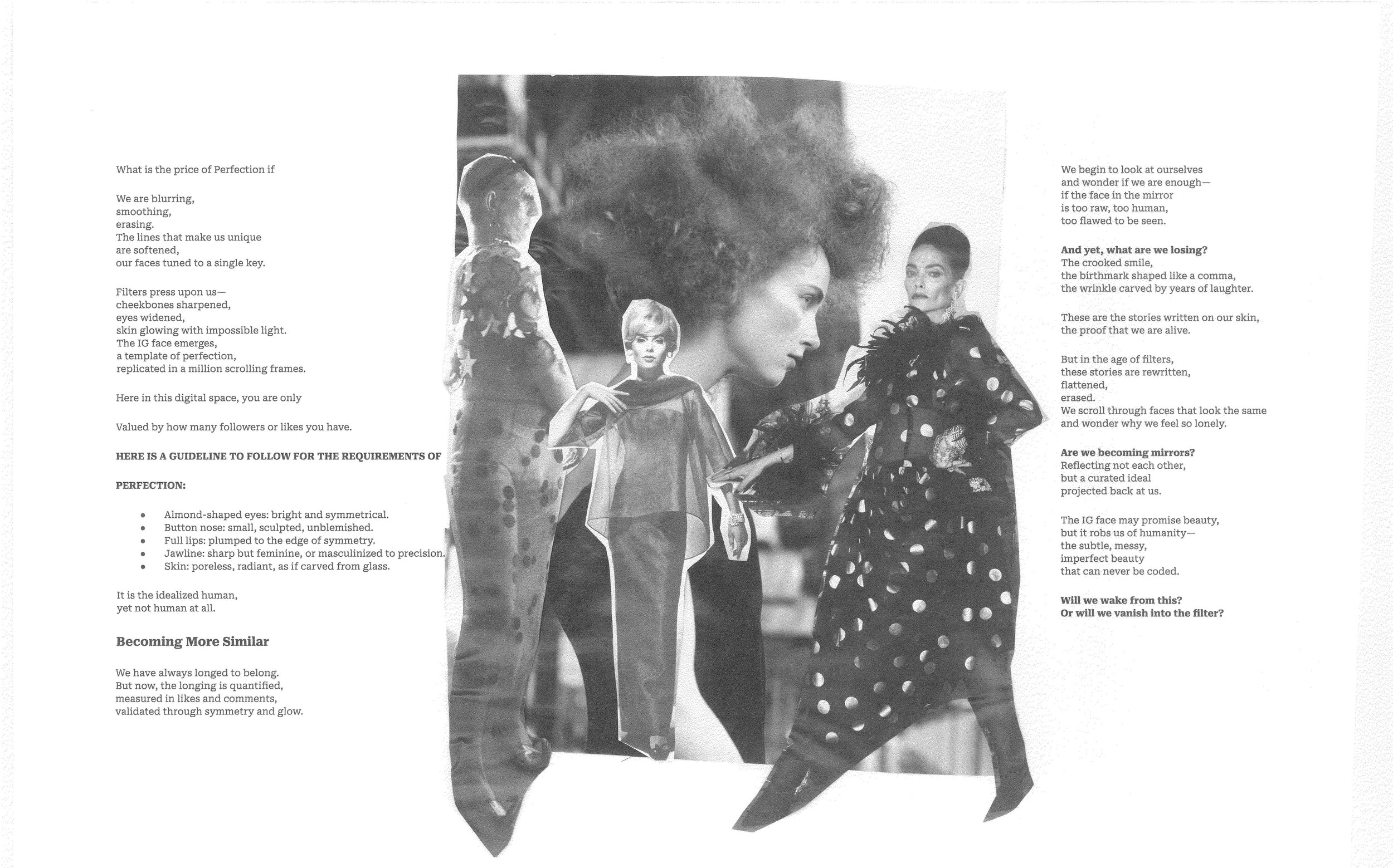 What is Perfection?: Collage with Poetry