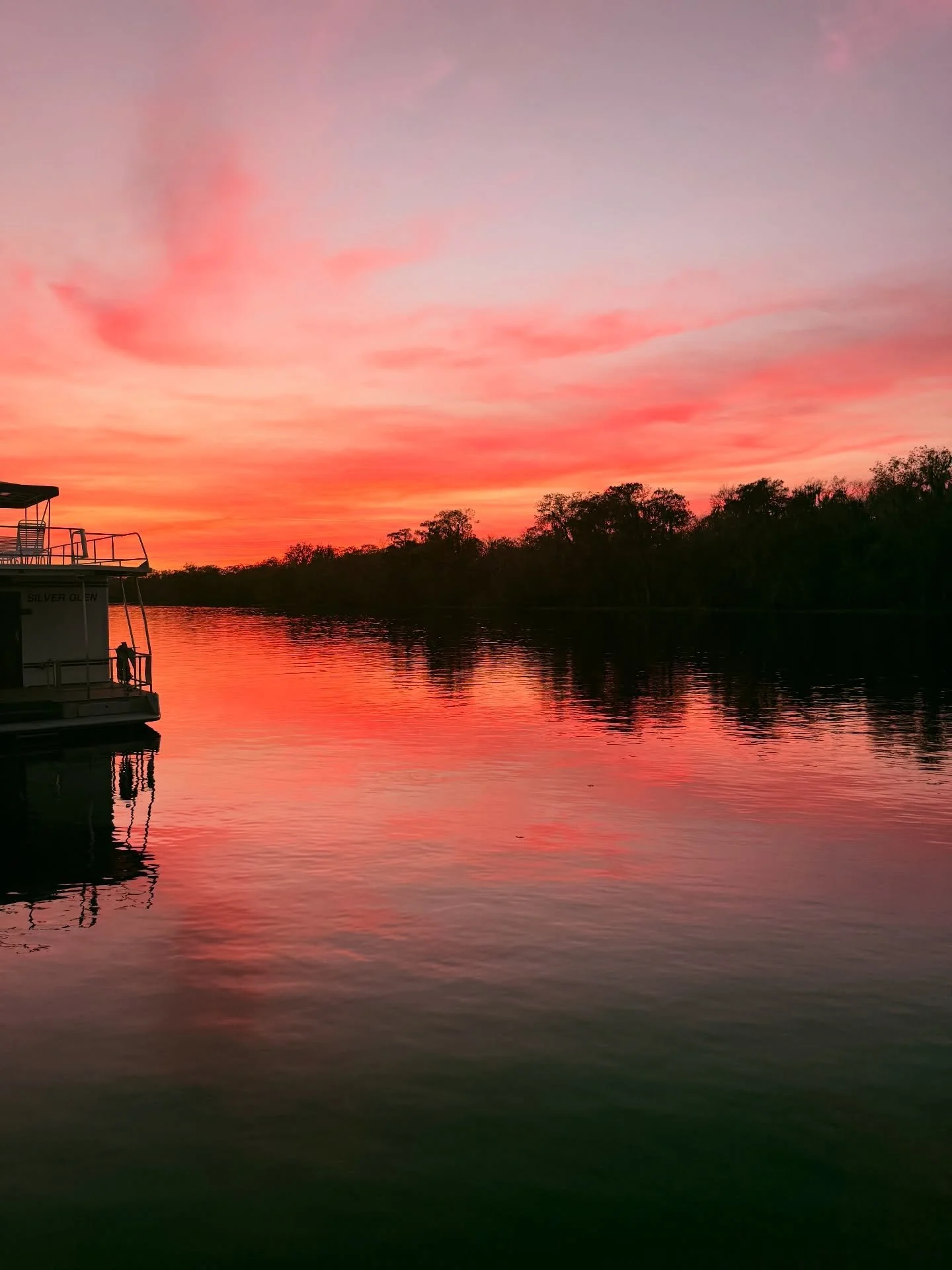 Sunset views from the dock 😍