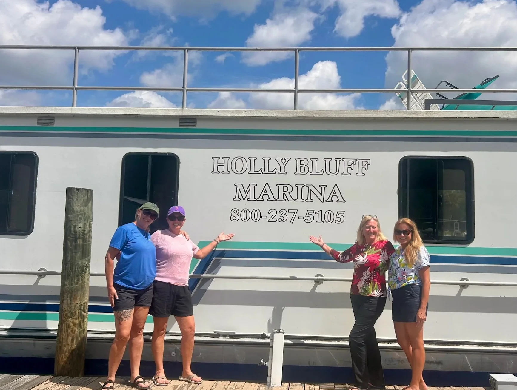 &ldquo;What happens when four ladies decide to enjoy the St. John&rsquo;s River and all of its beauty by houseboat?

From the orientation before boarding the houseboat to the detailed instruction and clarification, there was nothing but pure pleasure