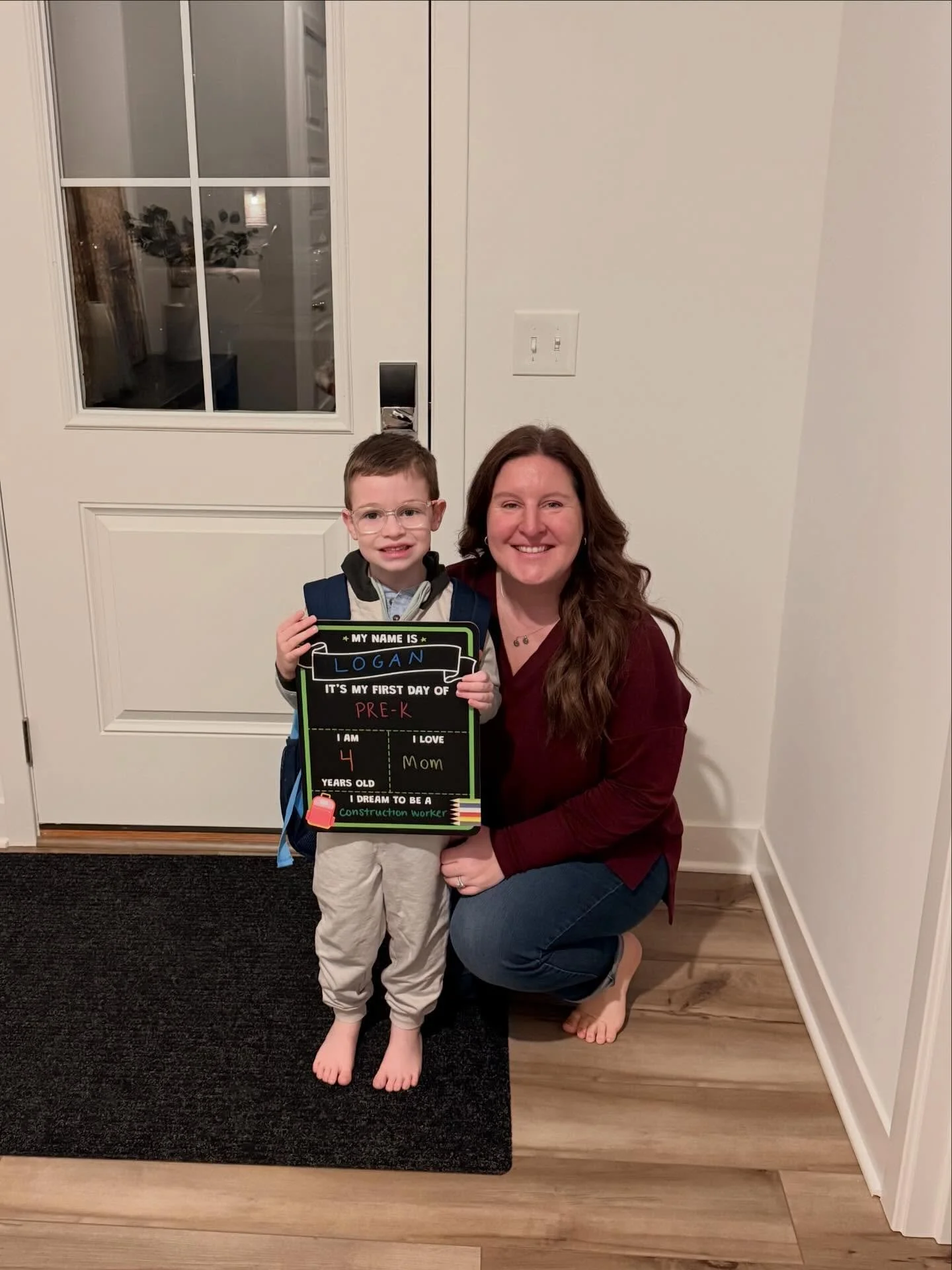 Logan started Pre-K today 🥹🥹 only 2 half days each week, but wow he seems so grown up. 

Easing into full day kindergarten this fall, and it&rsquo;s so crazy to say that out loud. I can&rsquo;t believe how quickly first borns grow. The time is goin