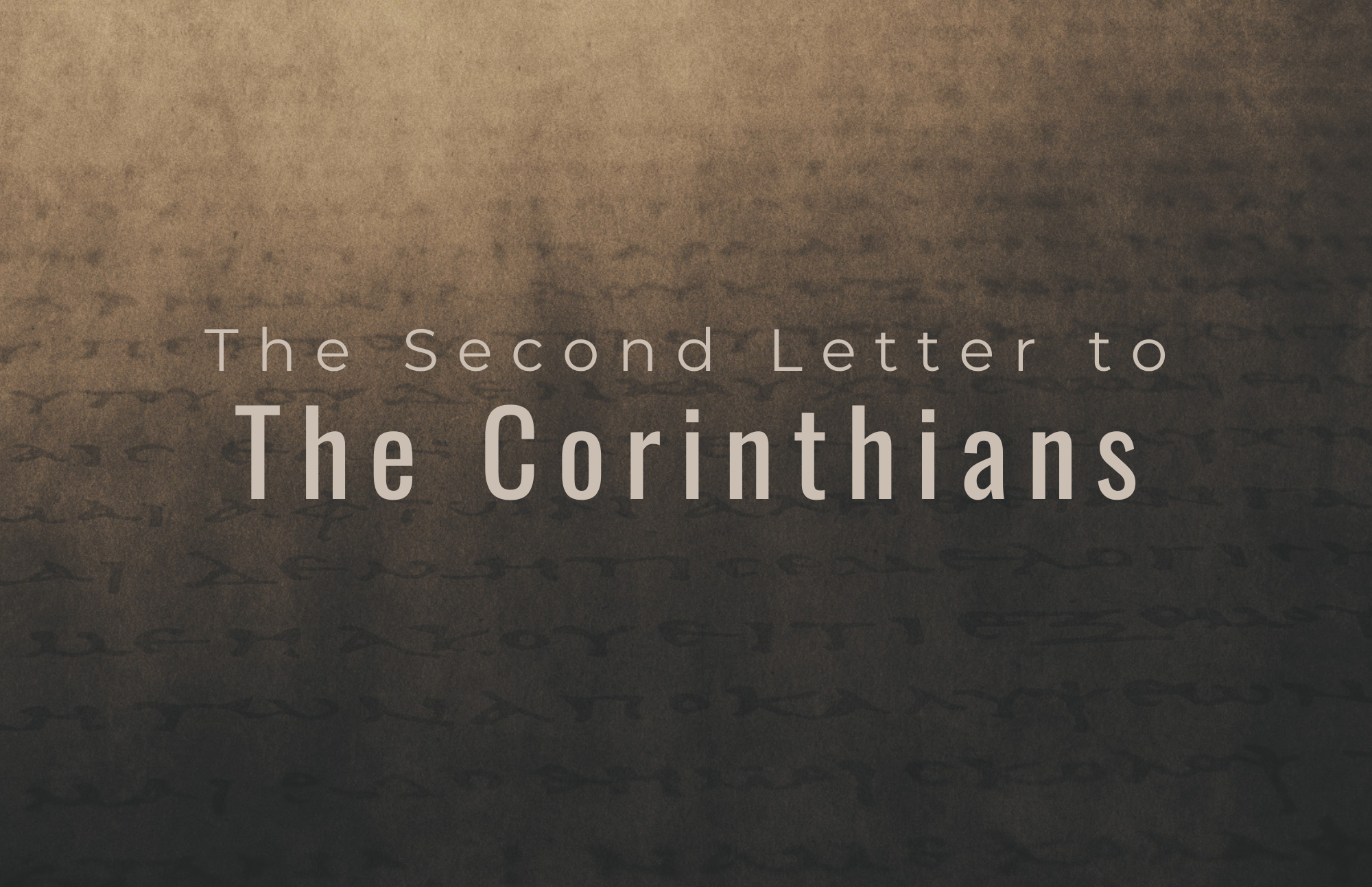 2 Corinthians 1:12-2:4 Study Guide: Paul’s Painful Visit