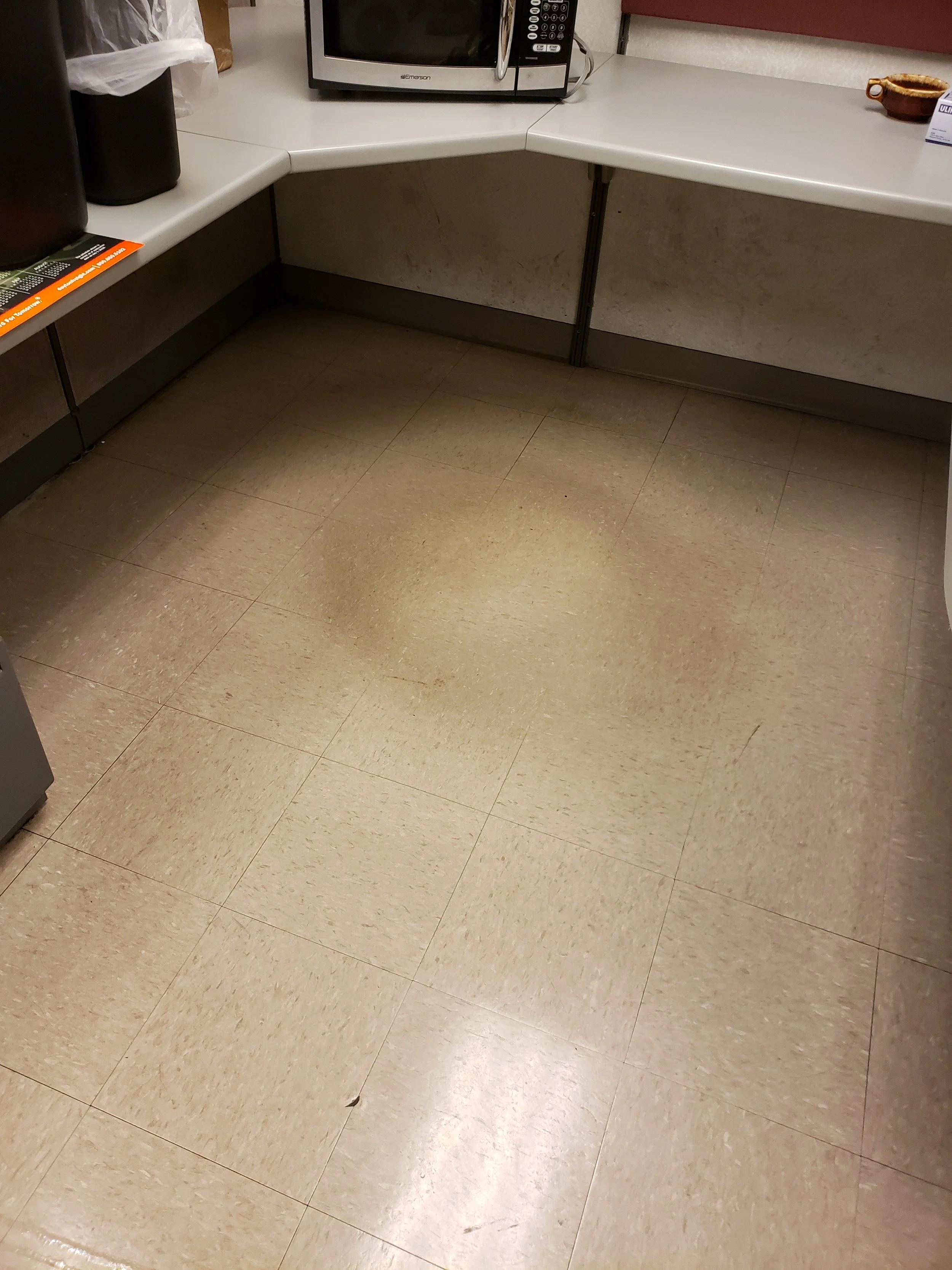KCS Clean floor before