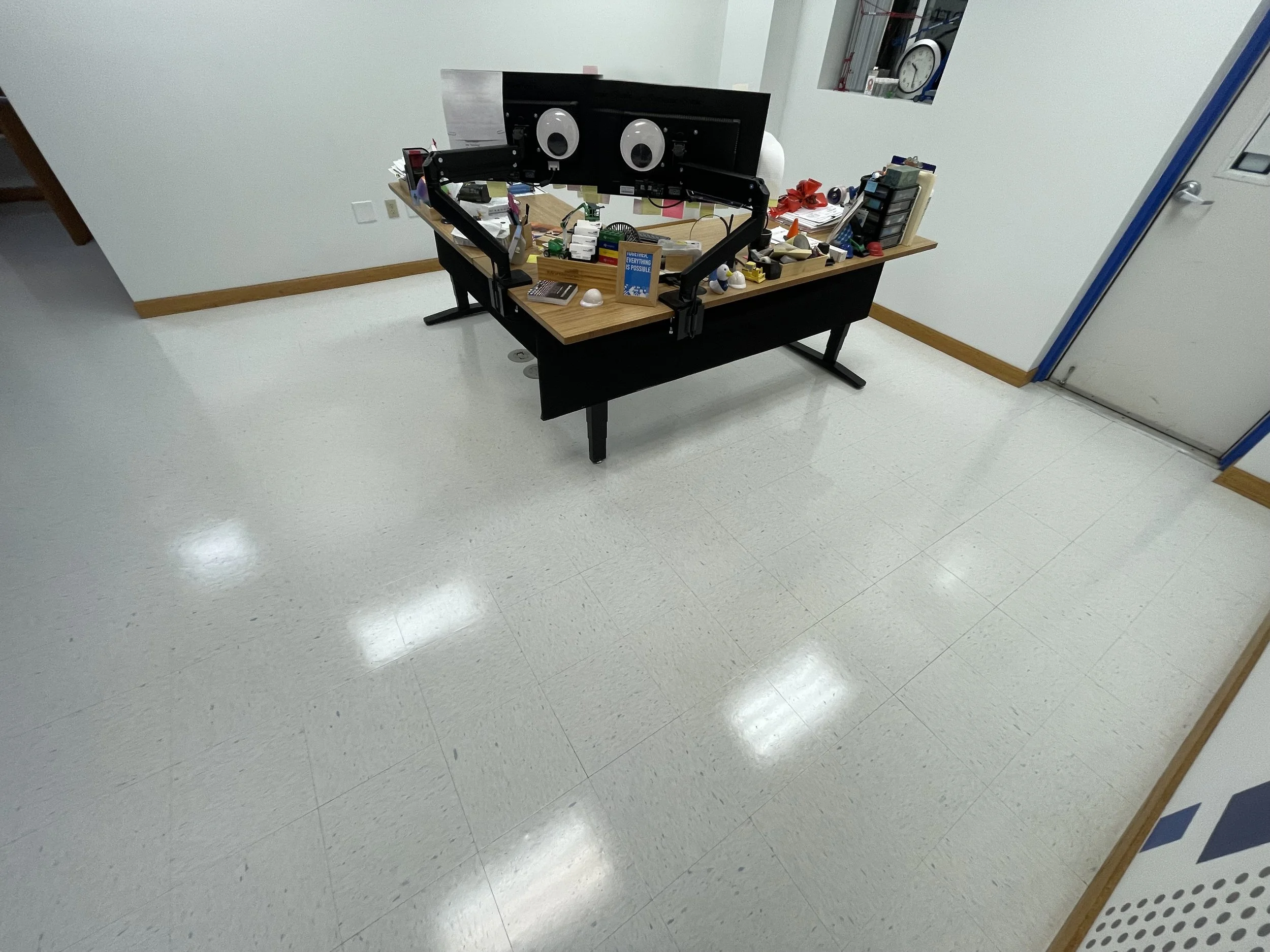 KCS VCT Floor Waxing After