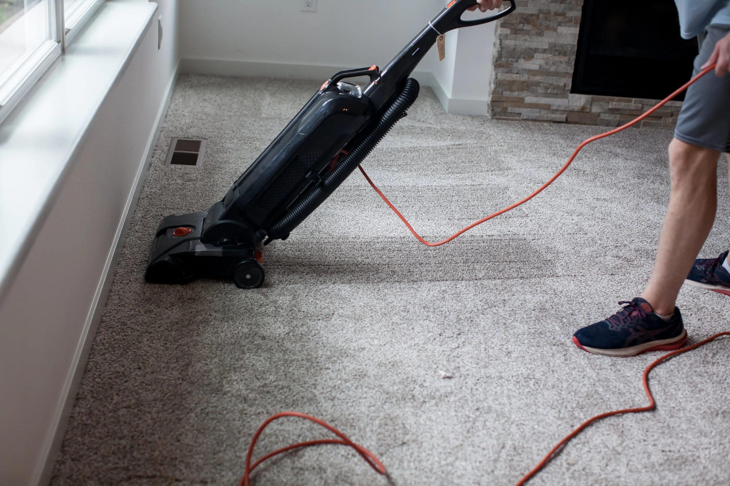 Vacuuming Cleaning KCS Post Construction Clean