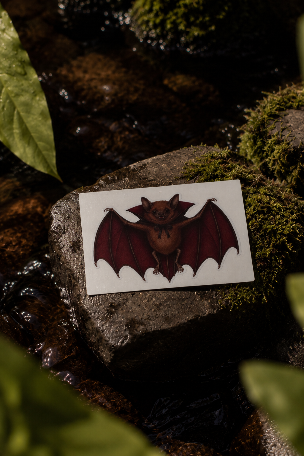 Dracula Bat Sticker