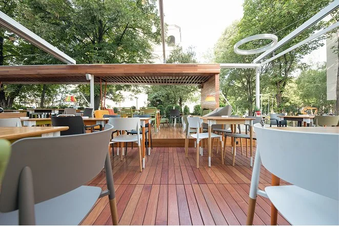 Outdoor dining space with pergola and patio builder near me project in Midland, TX