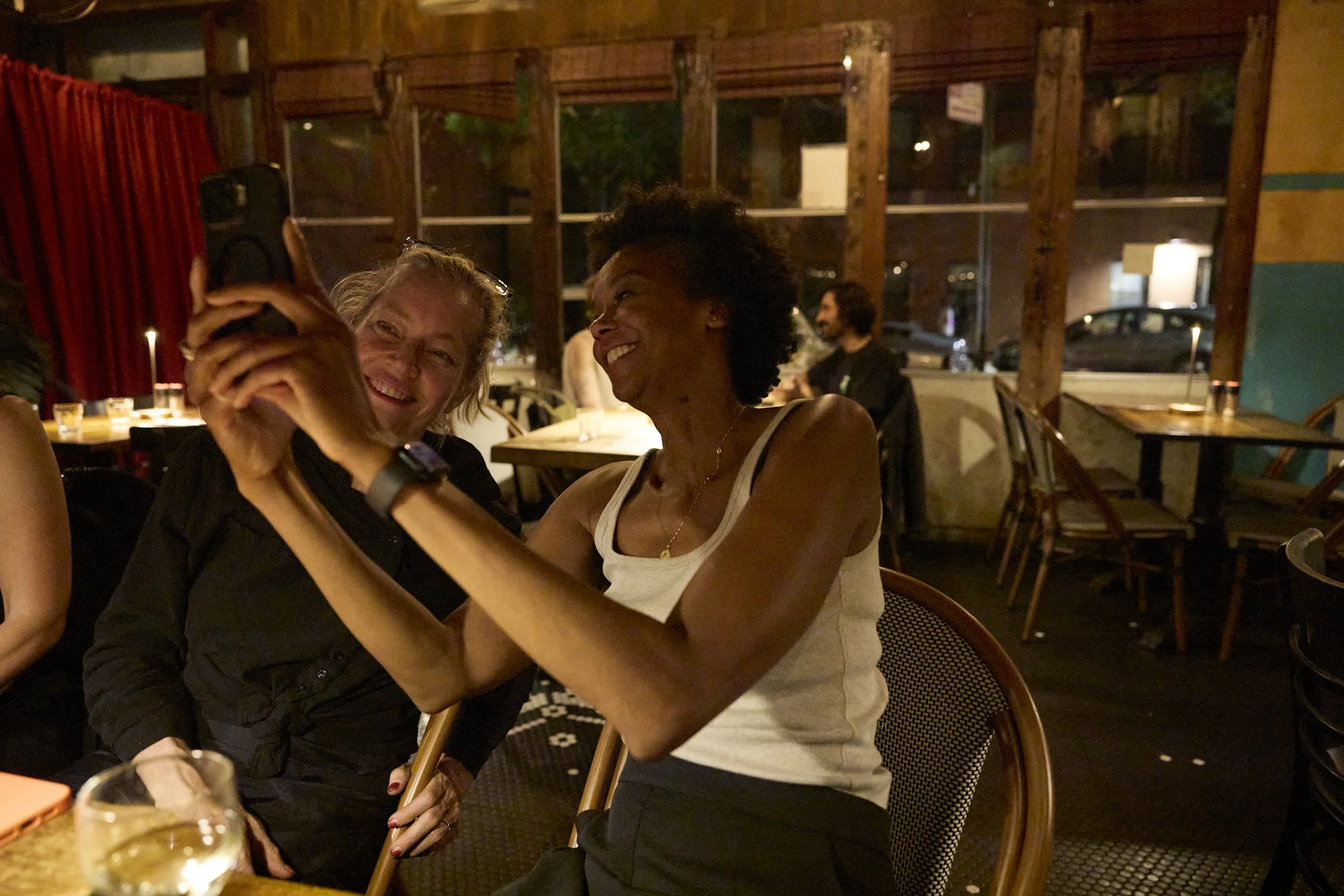 Chez Faint New York dinner event at Chez Oskar, Brooklyn, August 2025. Photo credit Shannon Greer