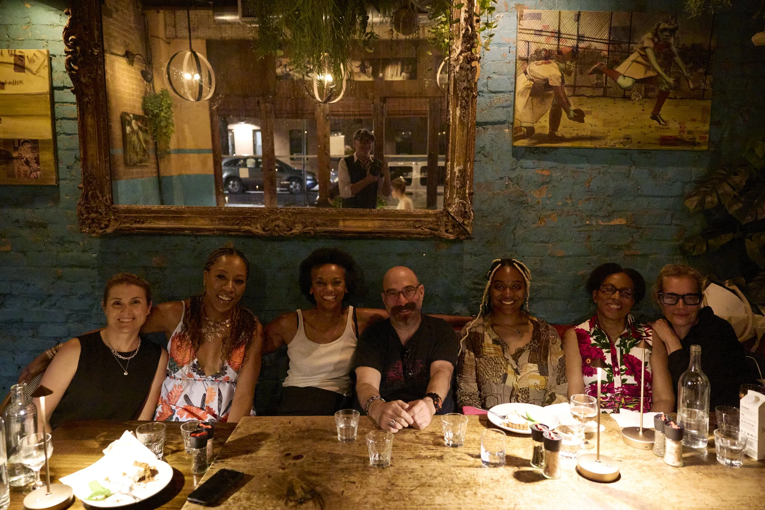 Chez Faint New York dinner event at Chez Oskar, Brooklyn, August 2025. Photo credit Shannon Greer