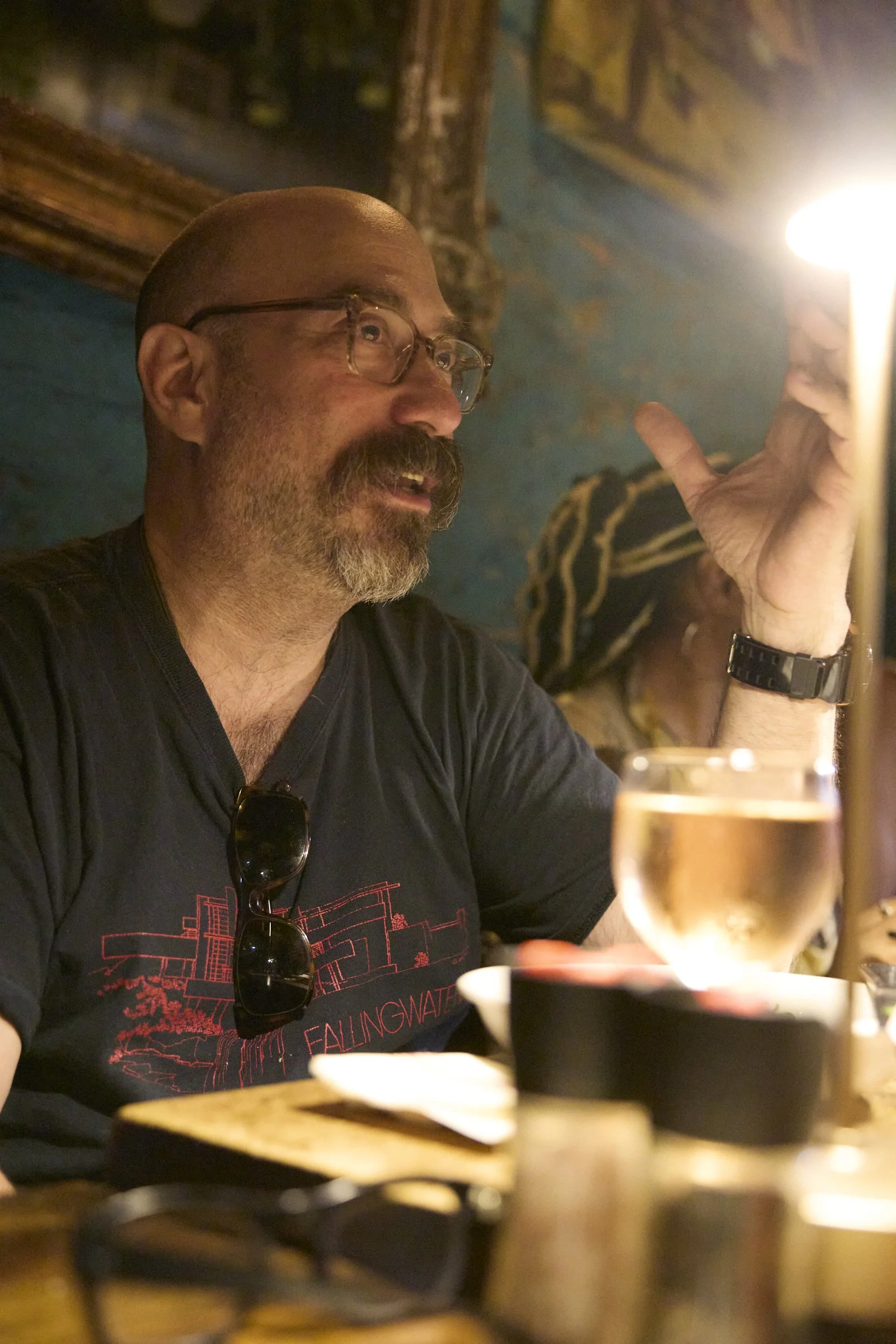 Chez Faint New York dinner event at Chez Oskar, Brooklyn, August 2025. Photo credit Shannon Greer