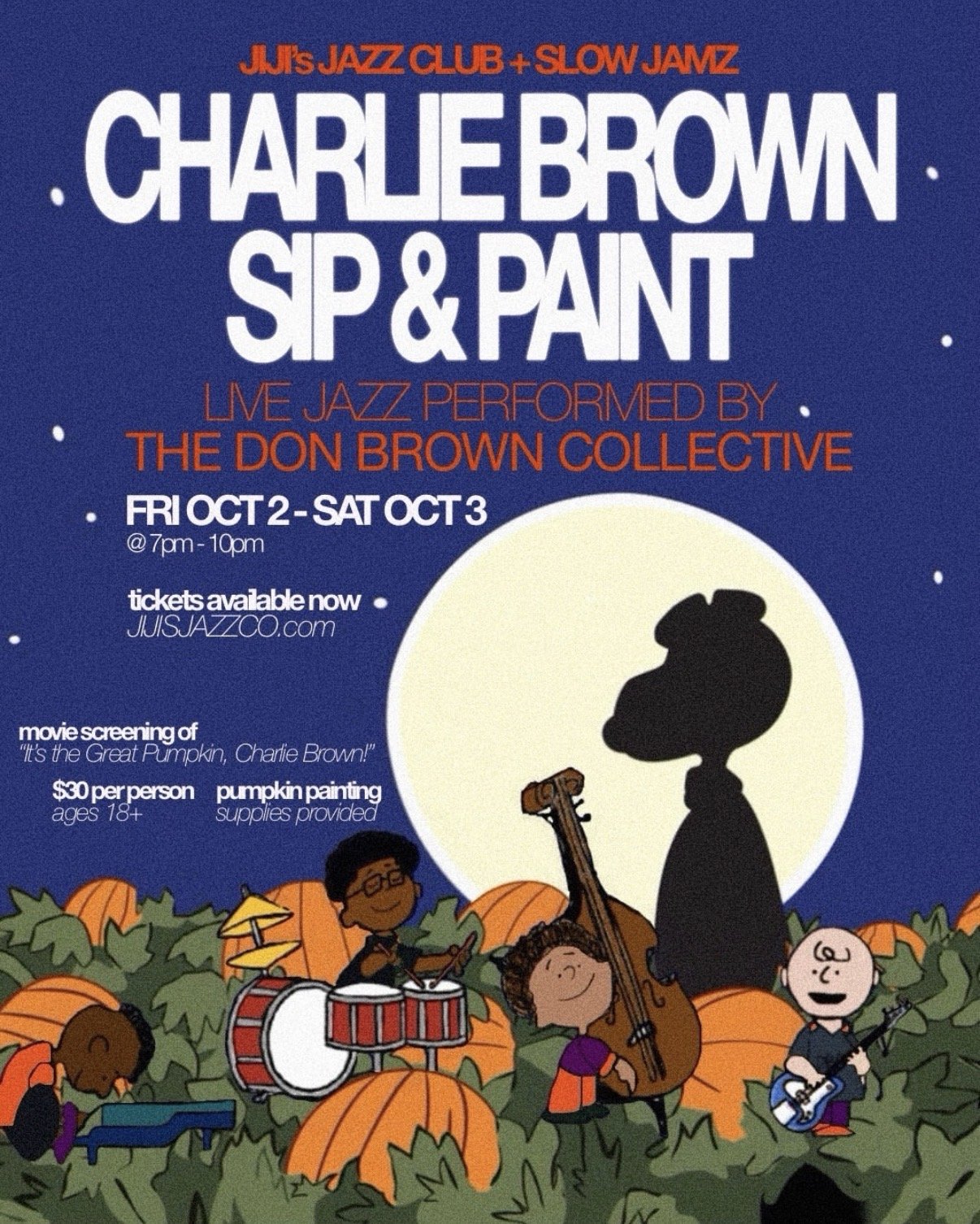 Charlie Brown Sip &amp; Paint