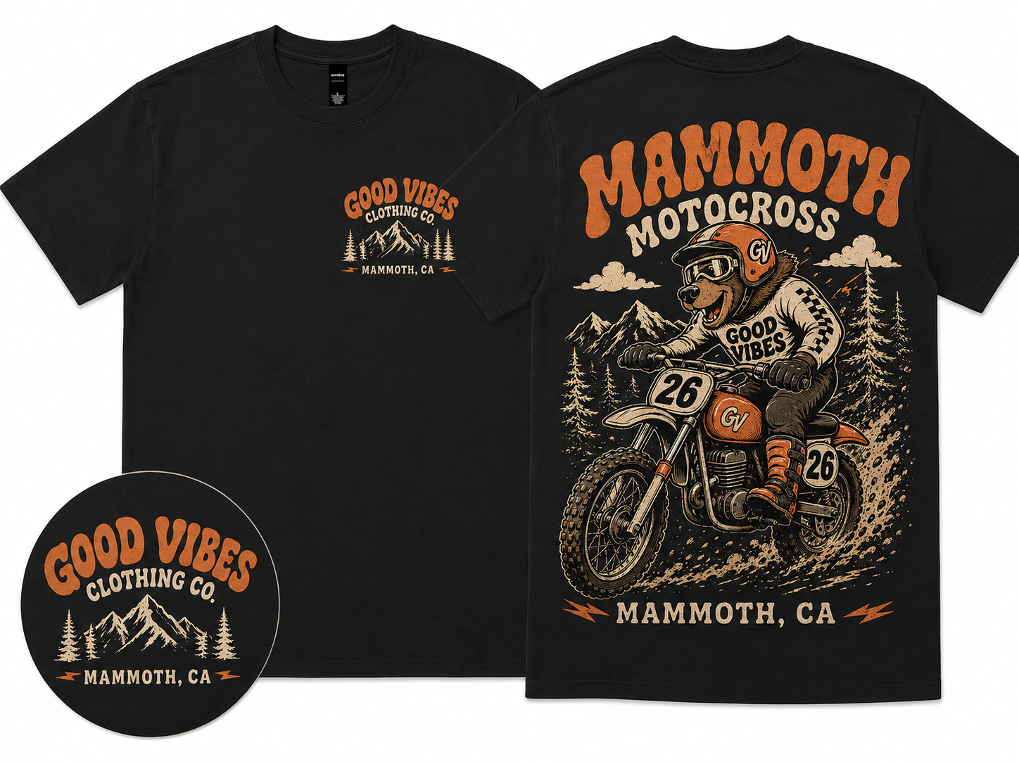 Faded 'Mammoth' Tee