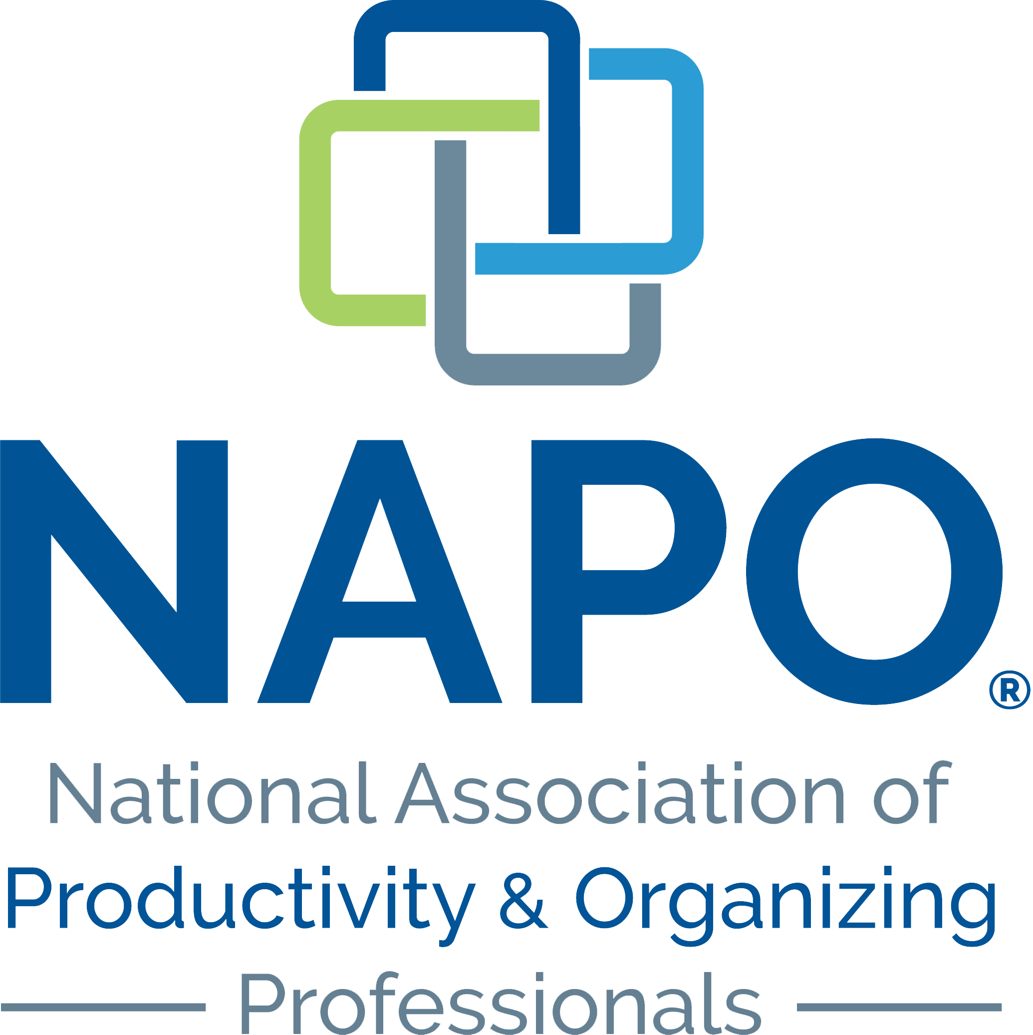 Member of the National Association of Productivity and Organizing Professionals (NAPO), supporting best practices in home organization and productivity