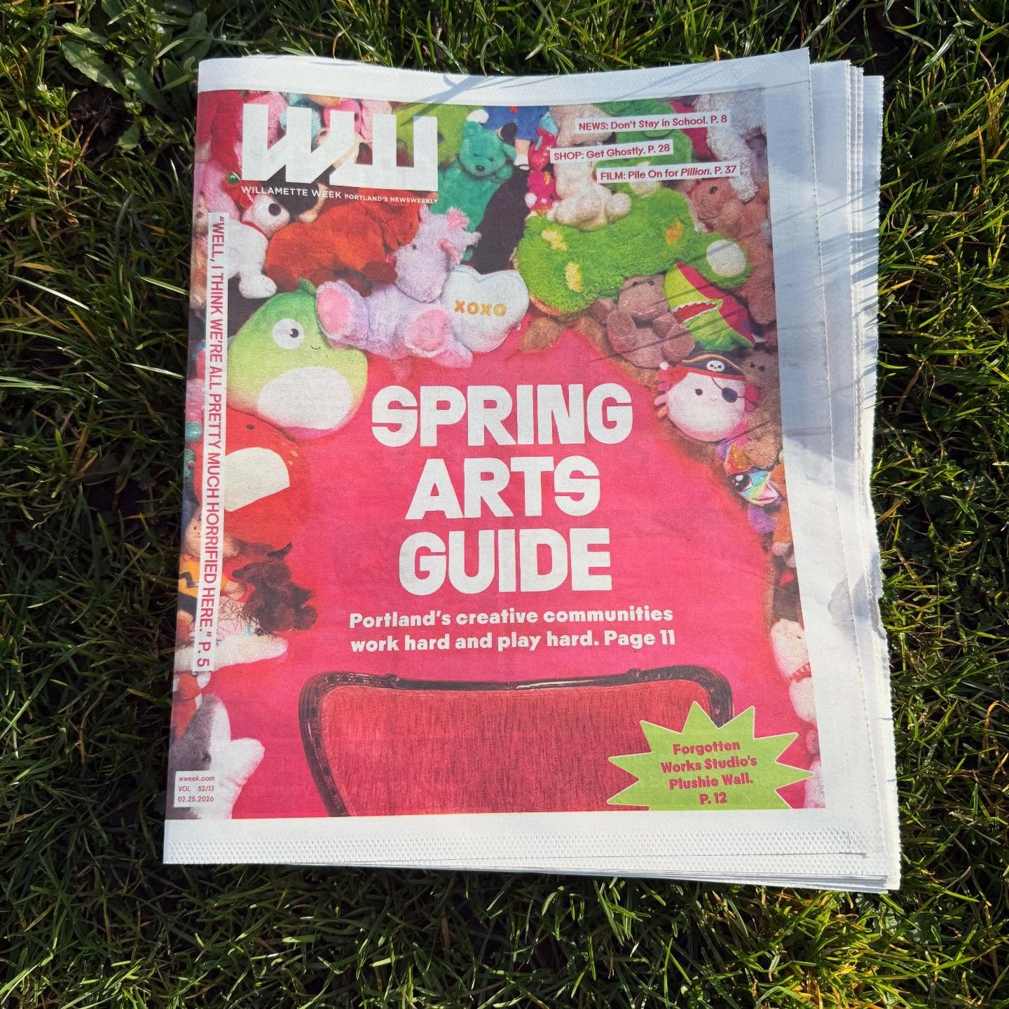 We are so excited to be on the cover of the @willametteweekly SPRING ARTS GUIDE!

The past 10 months creating Forgotten Works Studio have been intense. It&rsquo;s been an incredible amount of work, a little luck, lots of help from friends and communi