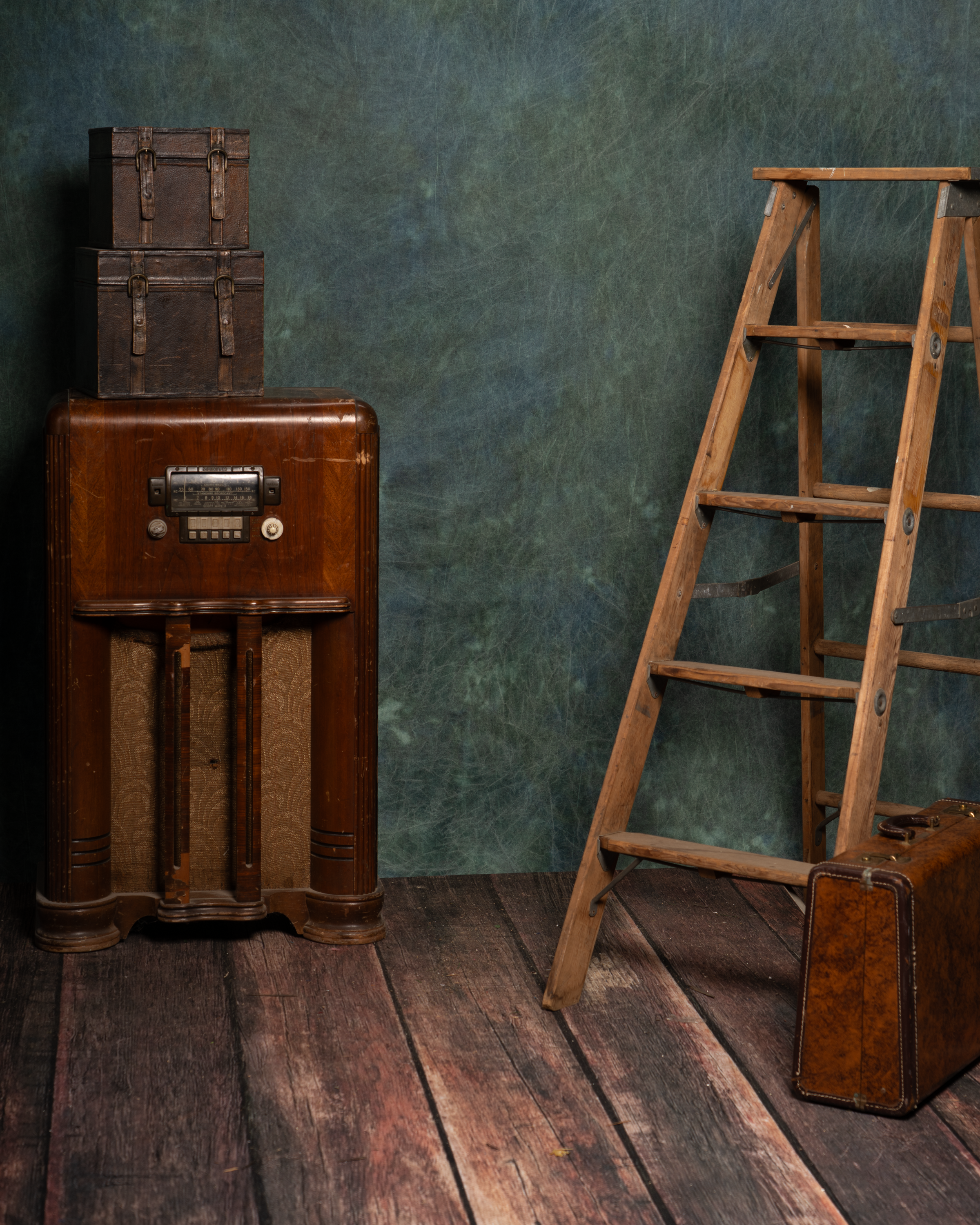 Vintage portrait set at Forgotten Works Studio