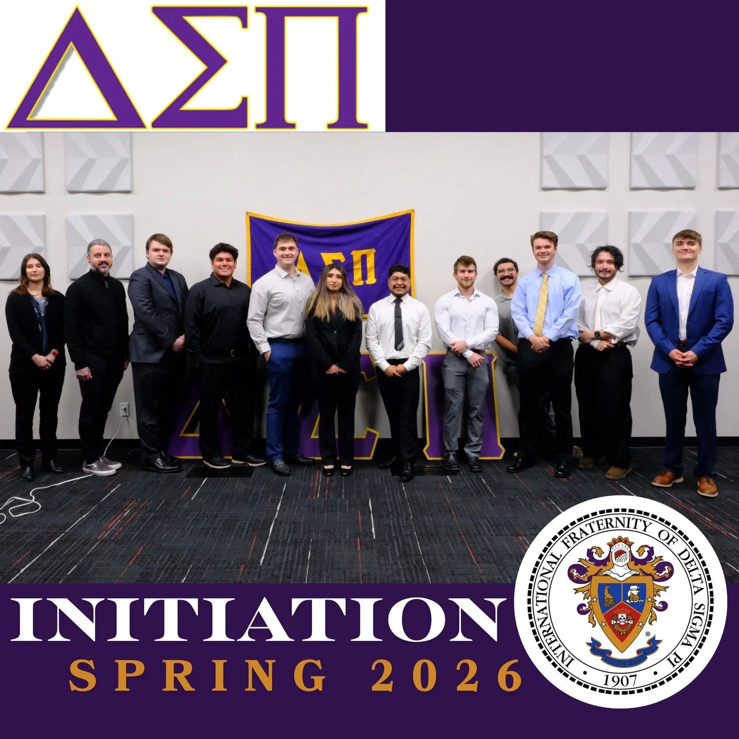 This semester, our chapter carried forward the tradition of initiation.

The ceremony reflects the dedication, growth, and commitment required to reach this milestone and reinforces the values that define Delta Sigma Pi, including professionalism, le