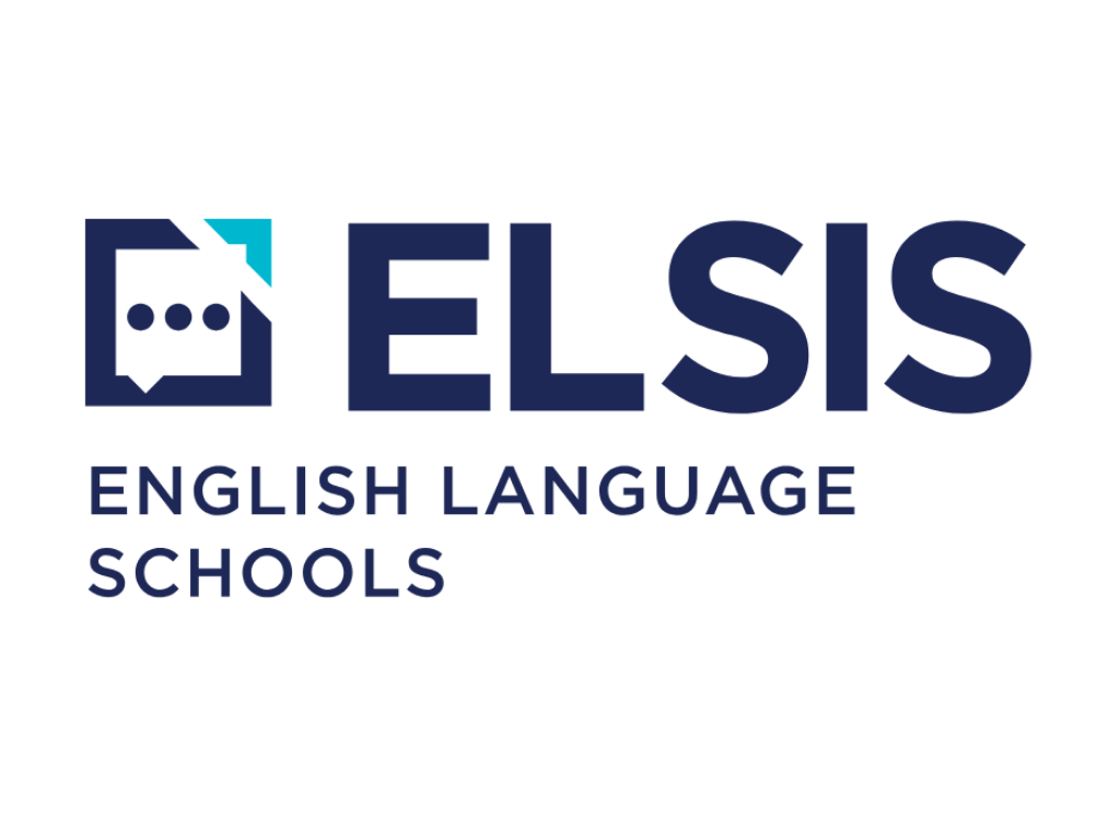 ELSI English Language Schools logo with speech bubble icon