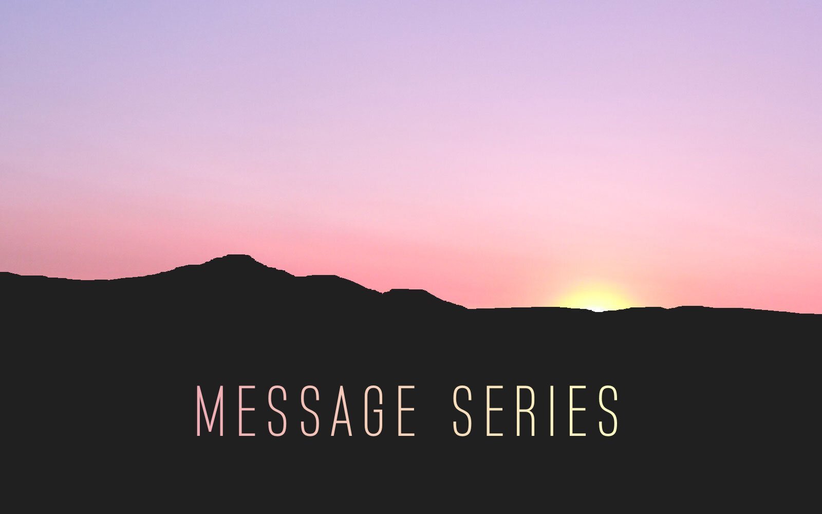 Message One