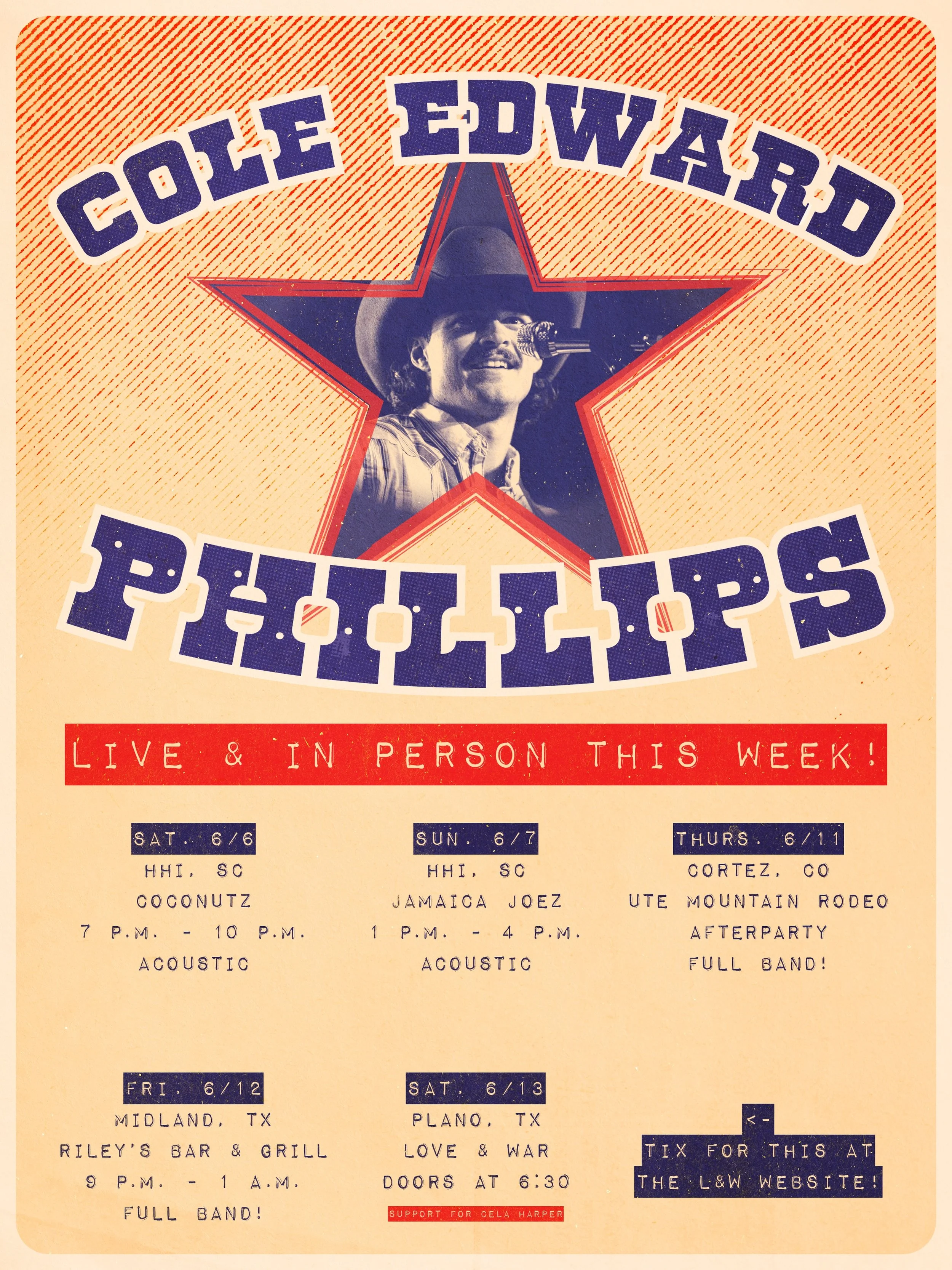 WERE BACK ON THE ROAD THIS WEEK WITH SOME BIG SHOWS COMIN UP!

Get your tix at the link in @love_and_war_in_plano bio for Sat 6/13 down in Plano, TX!