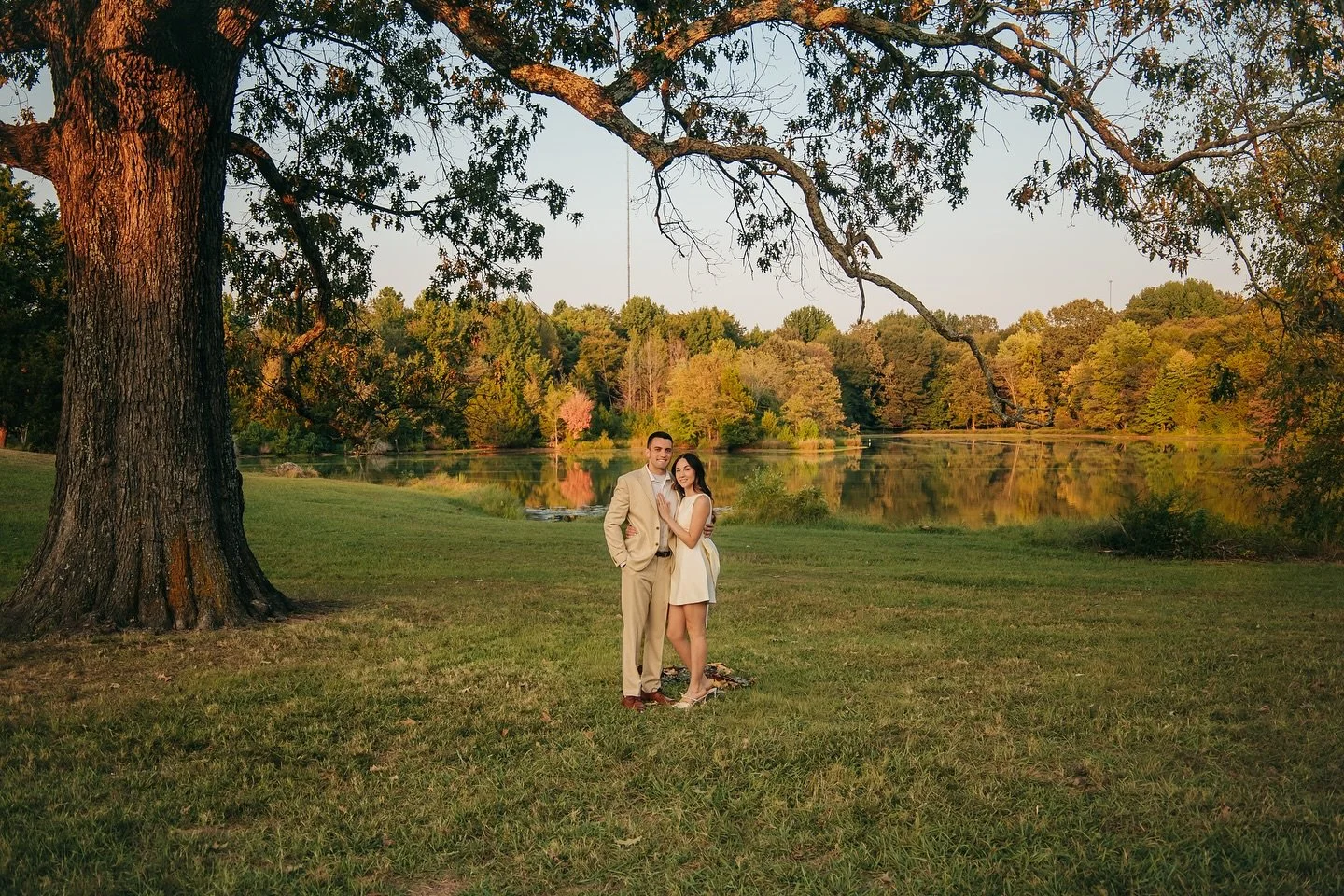This engagement session was beautiful! Can we talk about this dress though!?! Adorable.