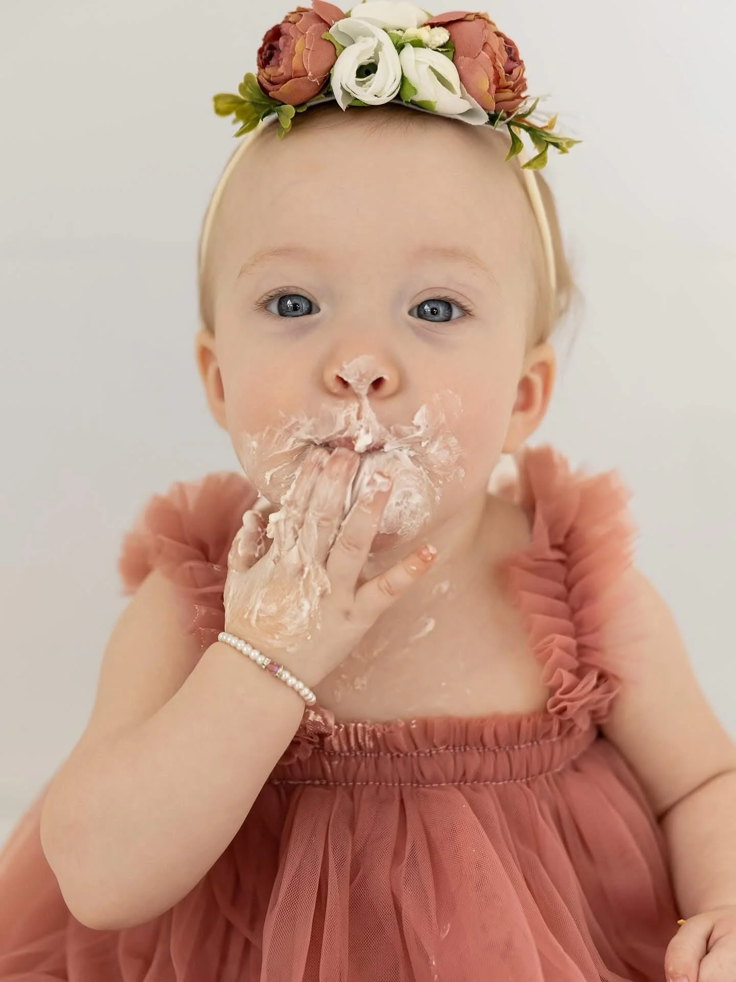 This sweet girl turned one today! Thank you for being the best baby model ever!!!