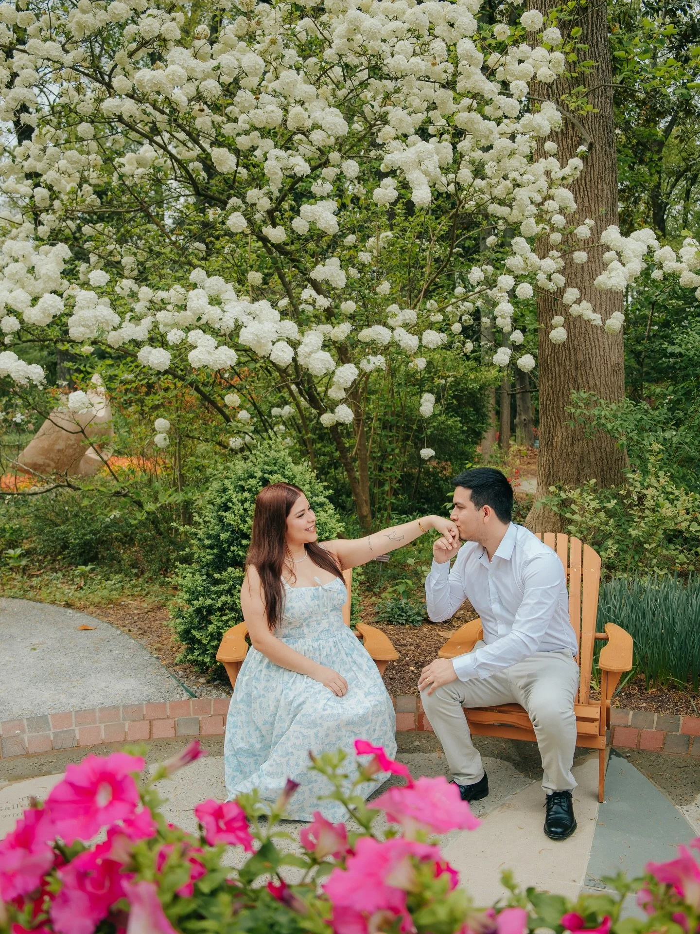 Gardens in bloom. A couple in love. That is a good day behind the lens.
Booking links for spring and summer sessions are in my bio, spots are filling fast.

#MagnoliaGraceMedia #CouplesPhotography #SpringPhotography #MississippiPhotographer #memphisp