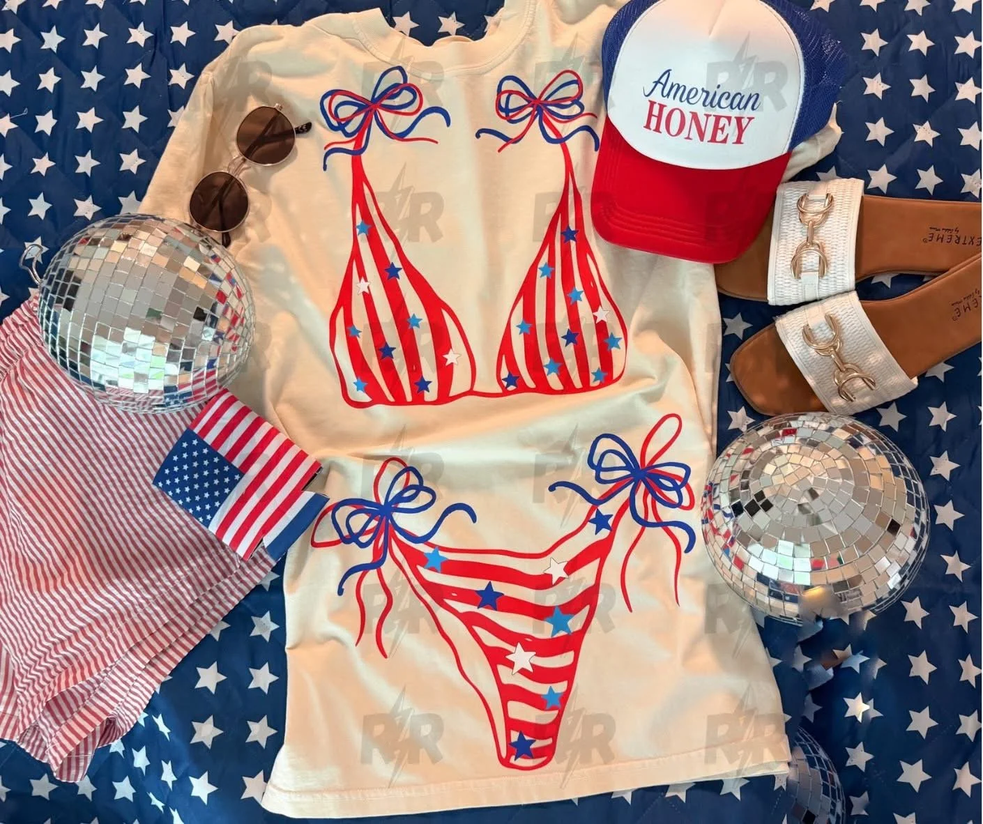 Red, White, & Blue Bikini | Everyday Tee